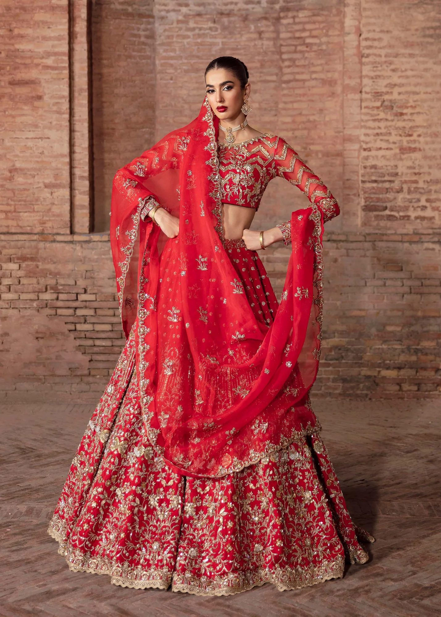 Akbar Aslam Bridals – view 1 – Poshaq