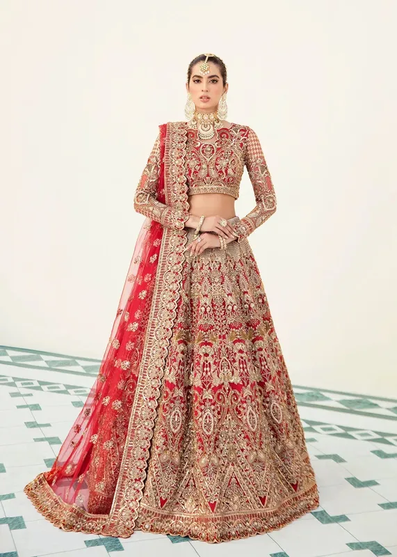 Akbar Aslam Bridals Net – view 1 – Poshaq