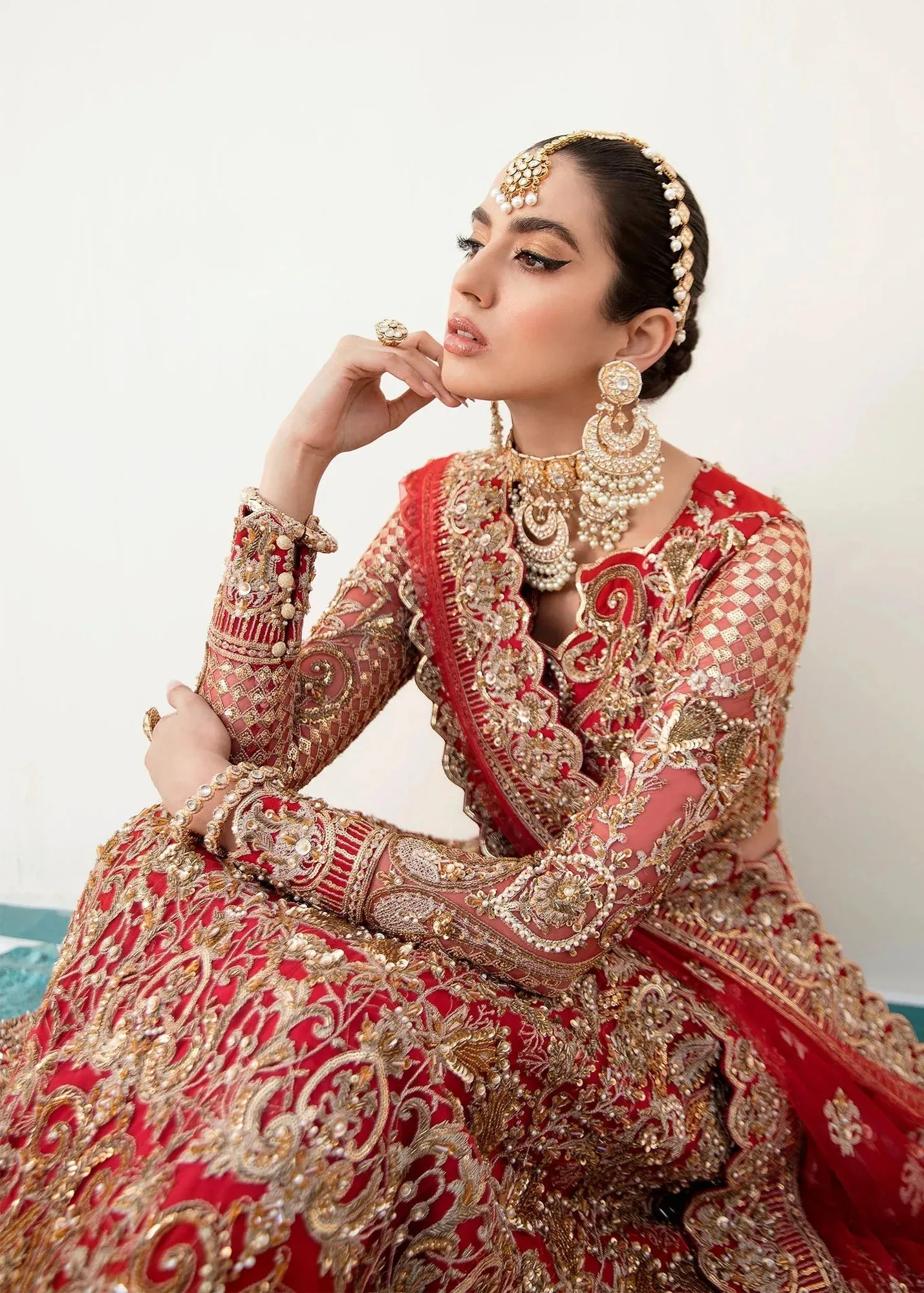 Akbar Aslam Bridals Net – view 5 – Poshaq