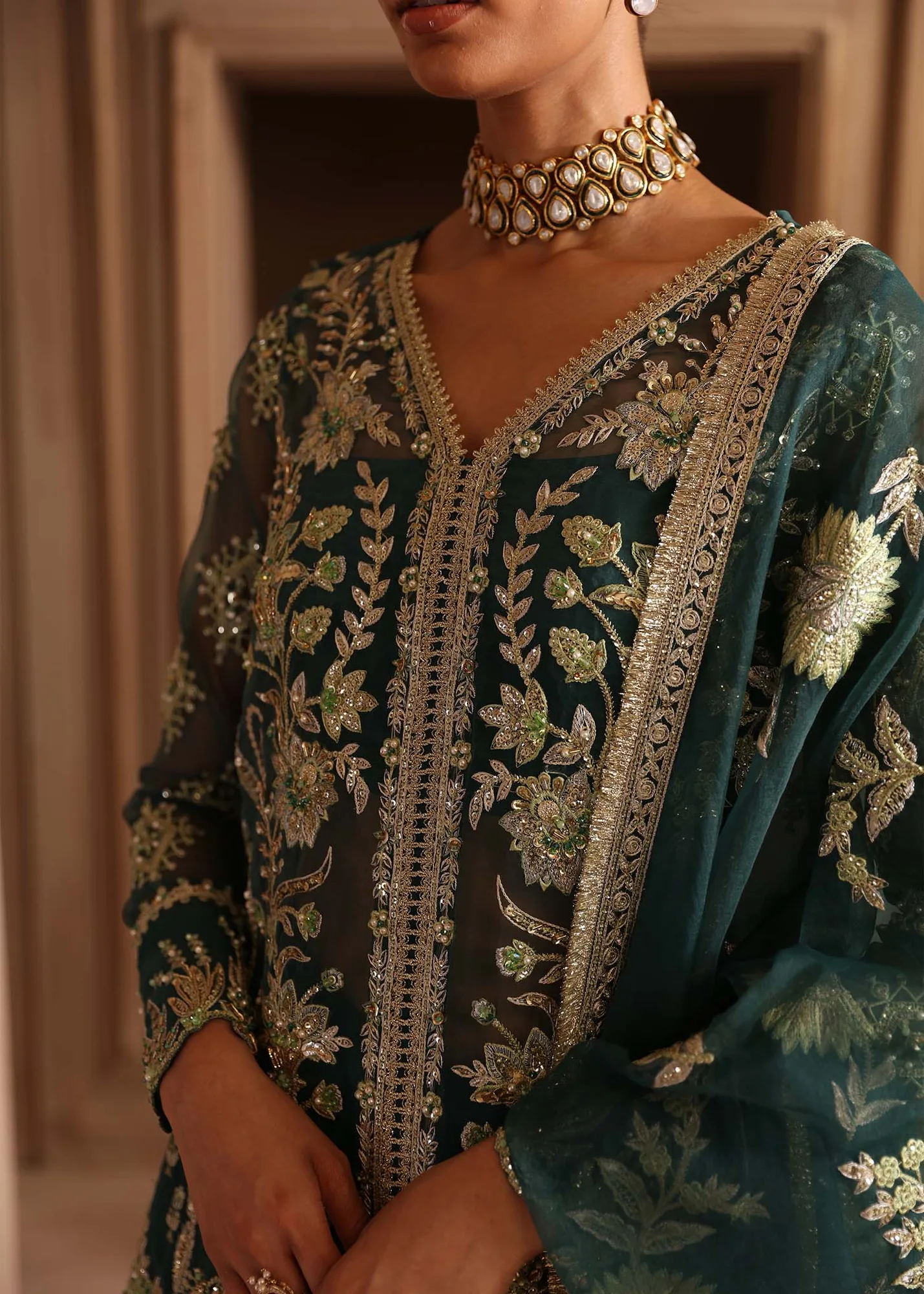 Akbar Aslam Formals Organza – view 2 – Poshaq