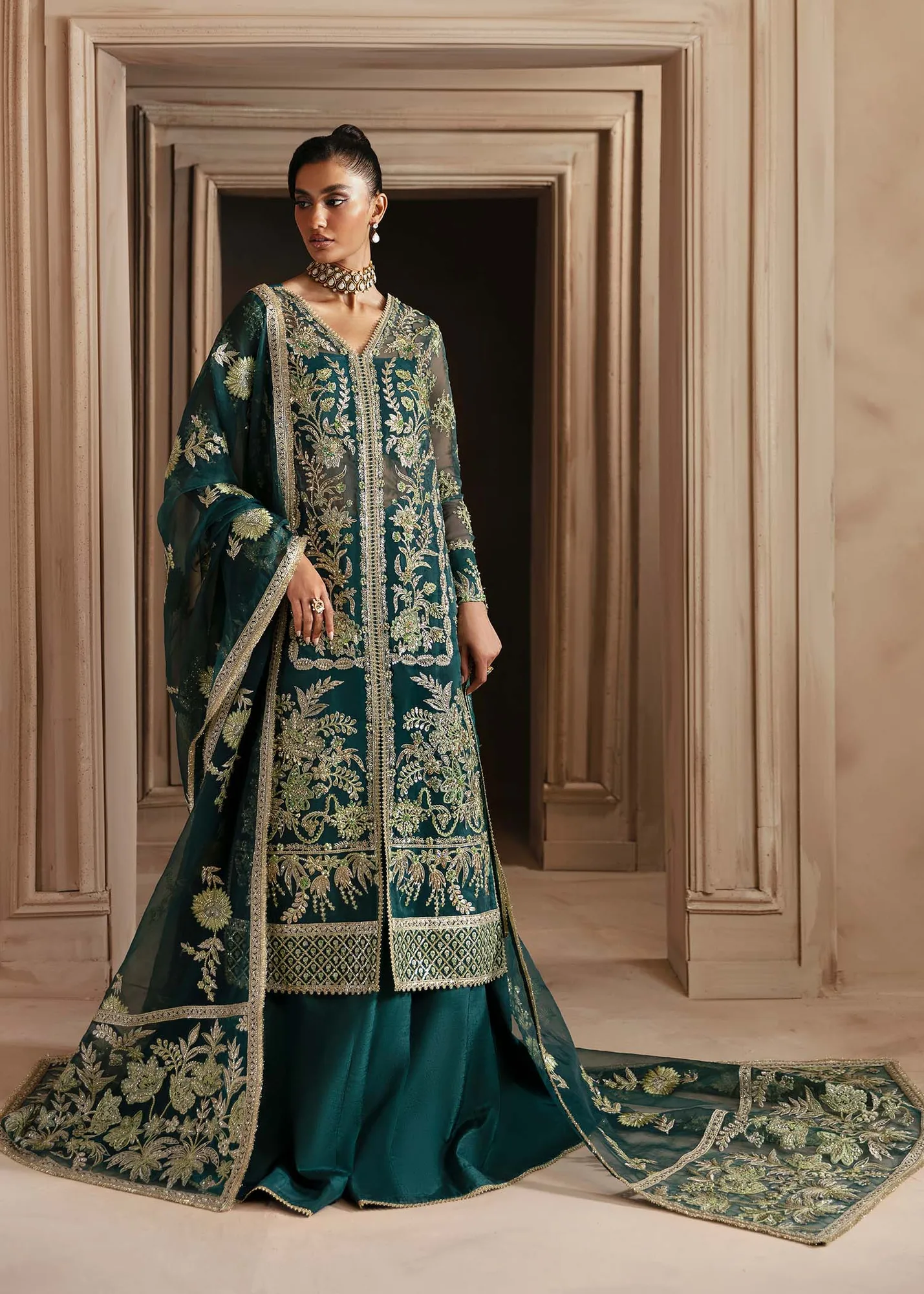 Akbar Aslam Formals Organza – view 6 – Poshaq