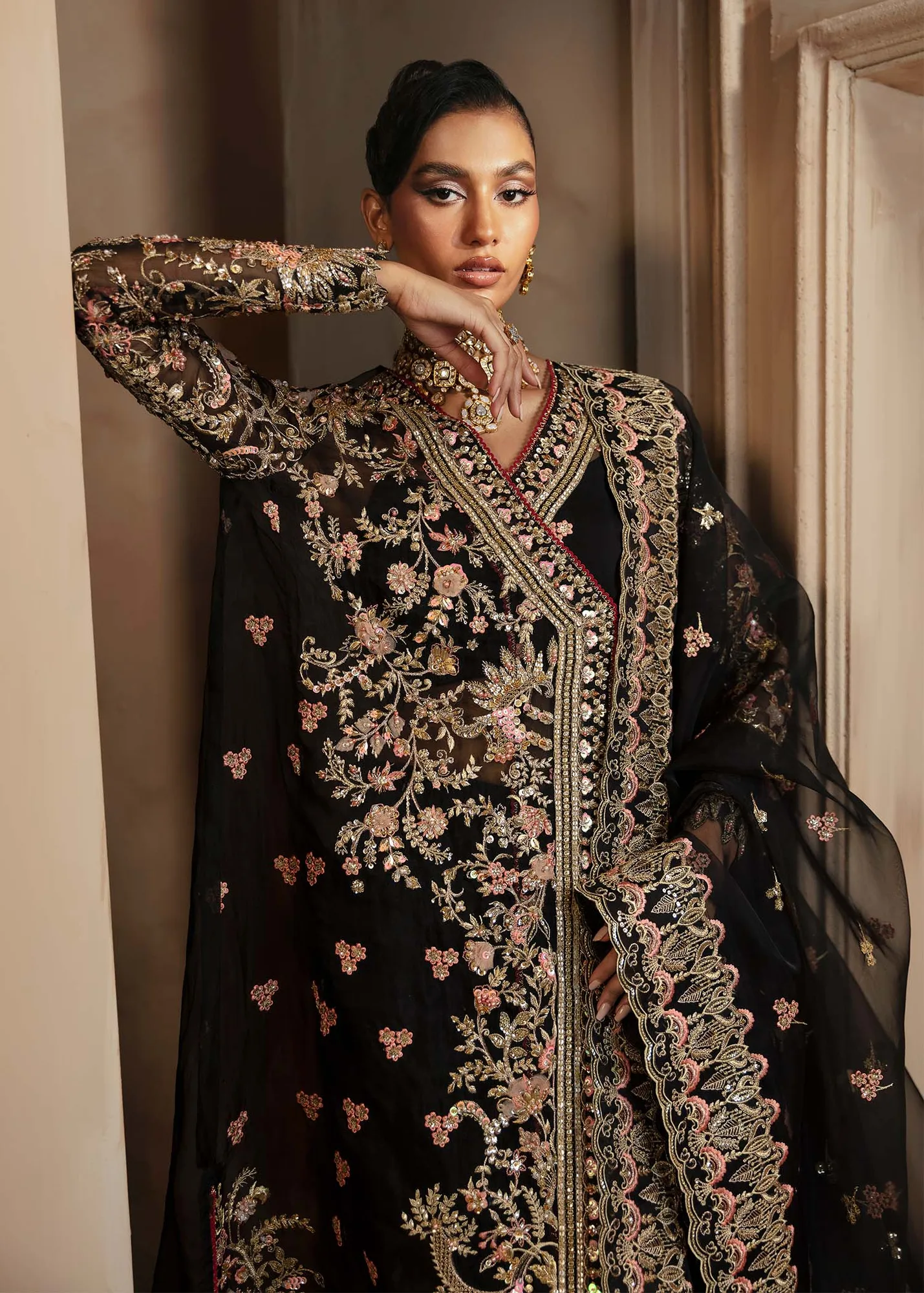 Akbar Aslam Formals Organza – view 2 – Poshaq
