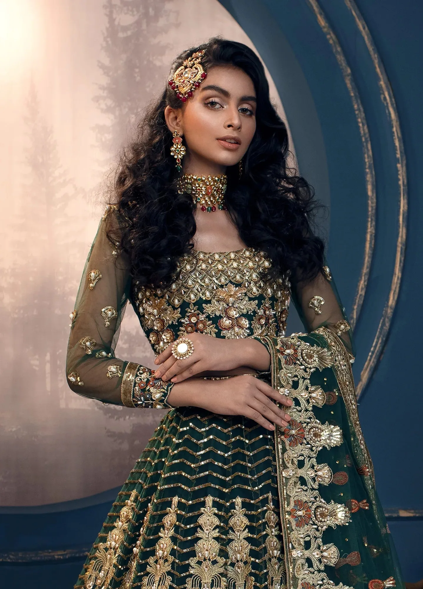 Akbar Aslam Bridals Tissue – view 2 – Poshaq