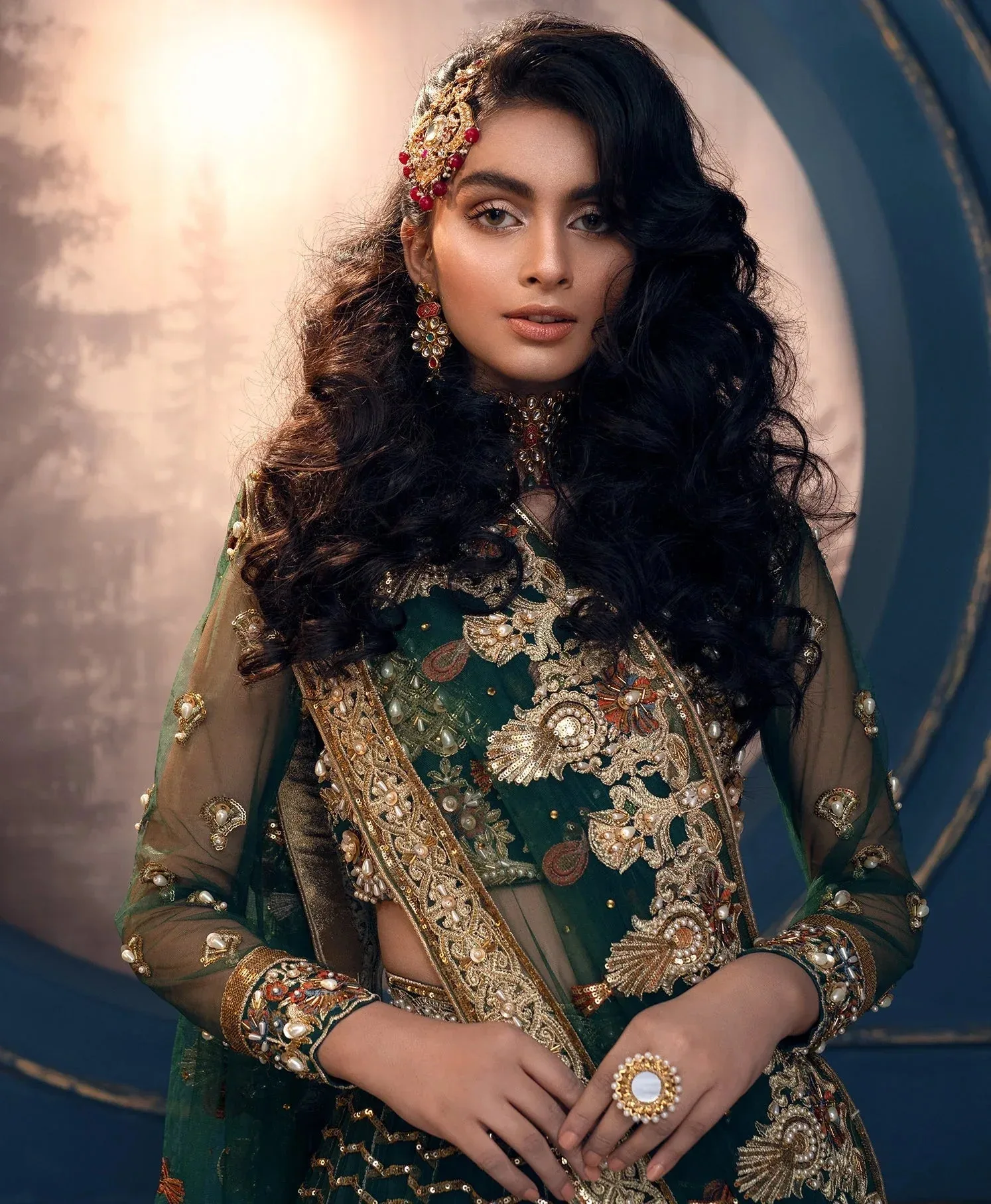Akbar Aslam Bridals Tissue – view 4 – Poshaq