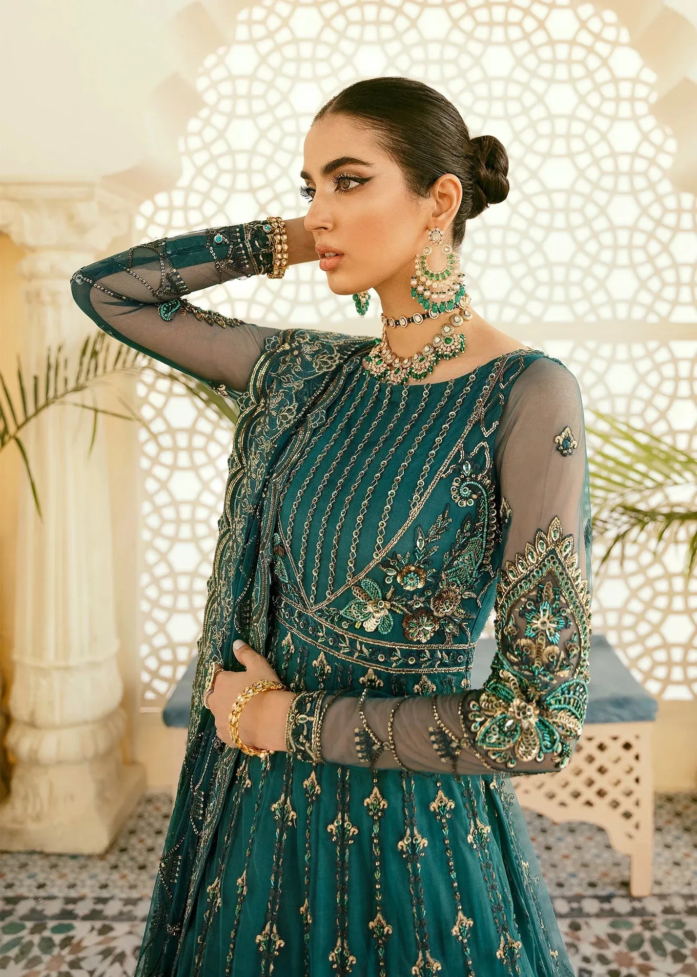 Akbar Aslam Formals Organza – view 2 – Poshaq