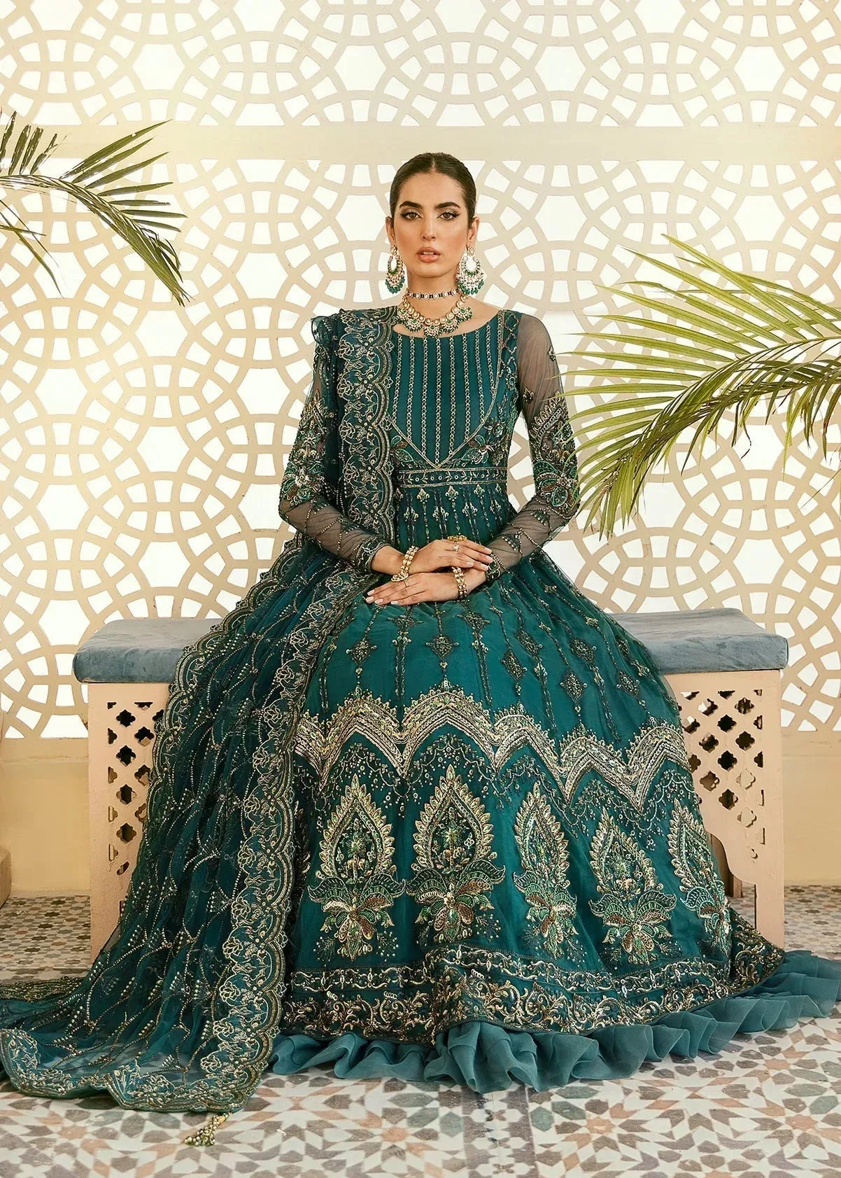 Akbar Aslam Formals Organza – view 3 – Poshaq
