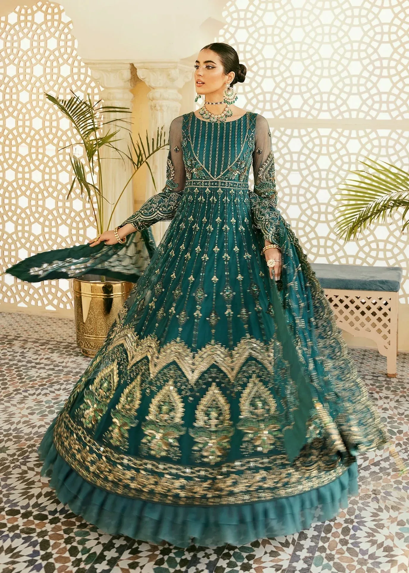Akbar Aslam Formals Organza – view 5 – Poshaq