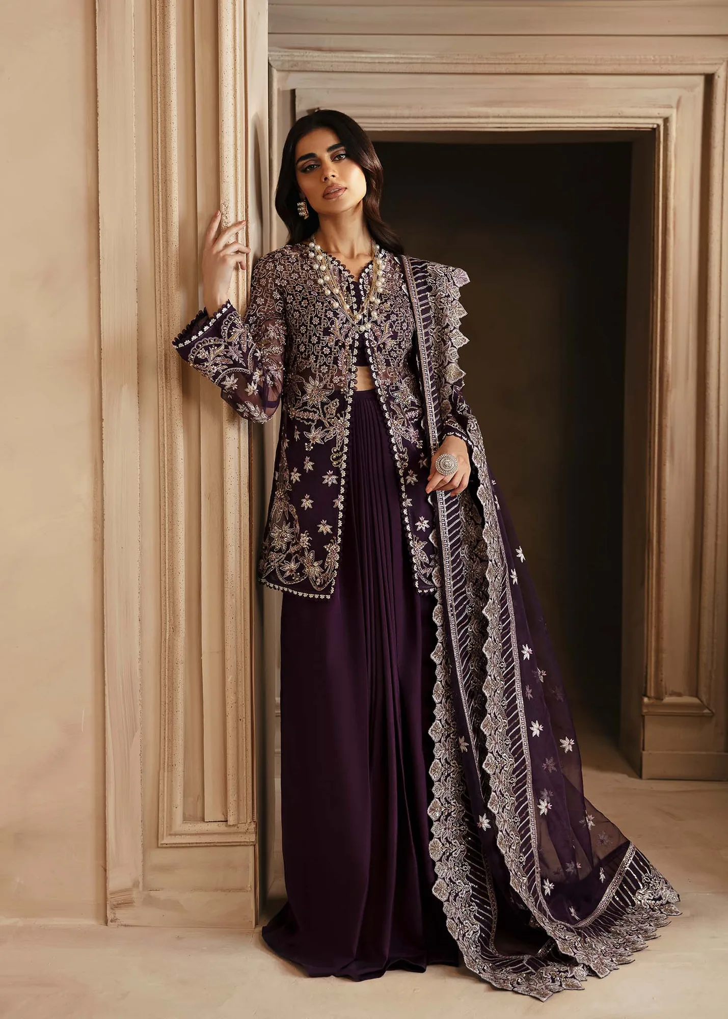 Akbar Aslam Formals Organza – view 1 – Poshaq