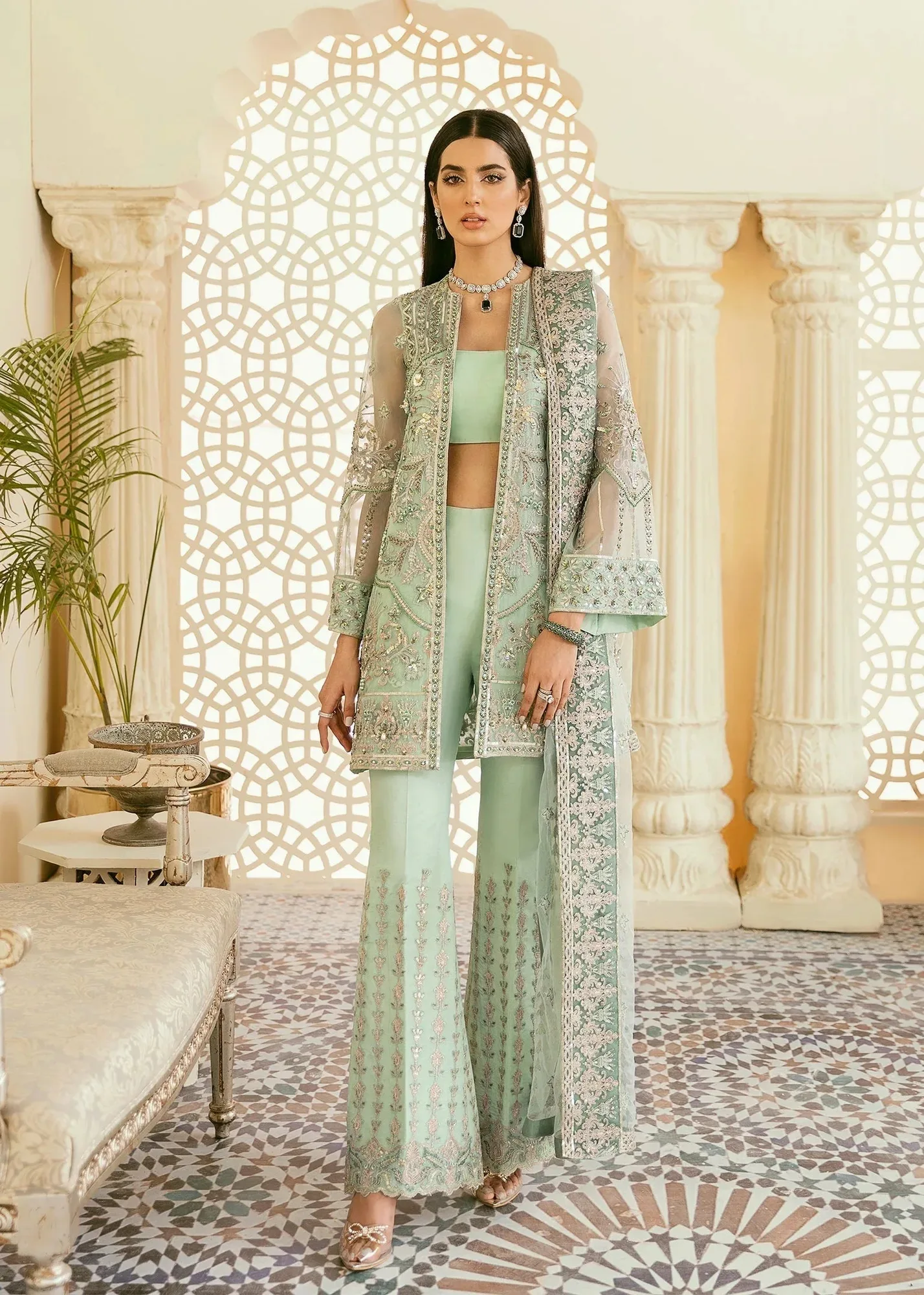 Akbar Aslam Formals Organza – view 1 – Poshaq