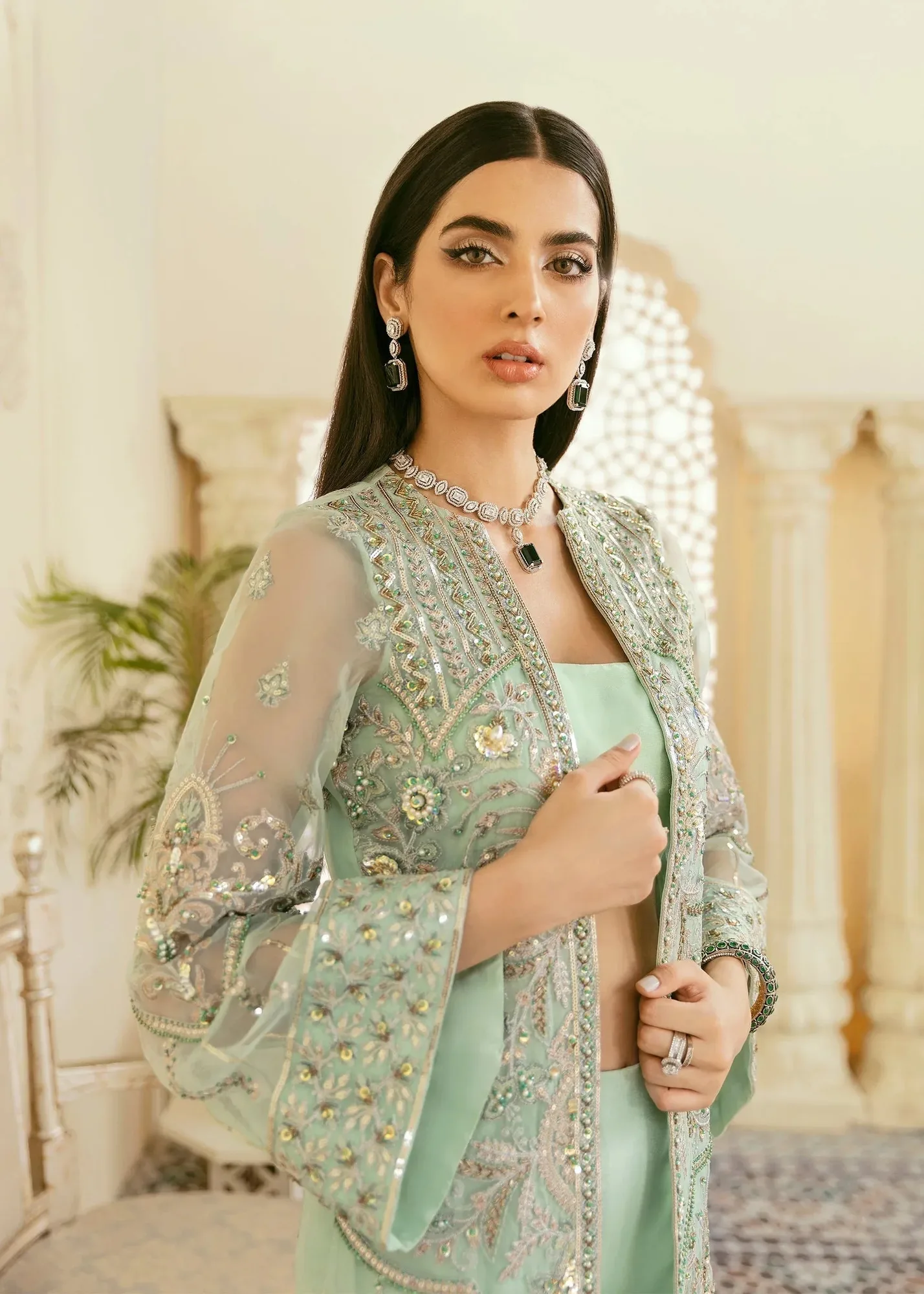 Akbar Aslam Formals Organza – view 2 – Poshaq