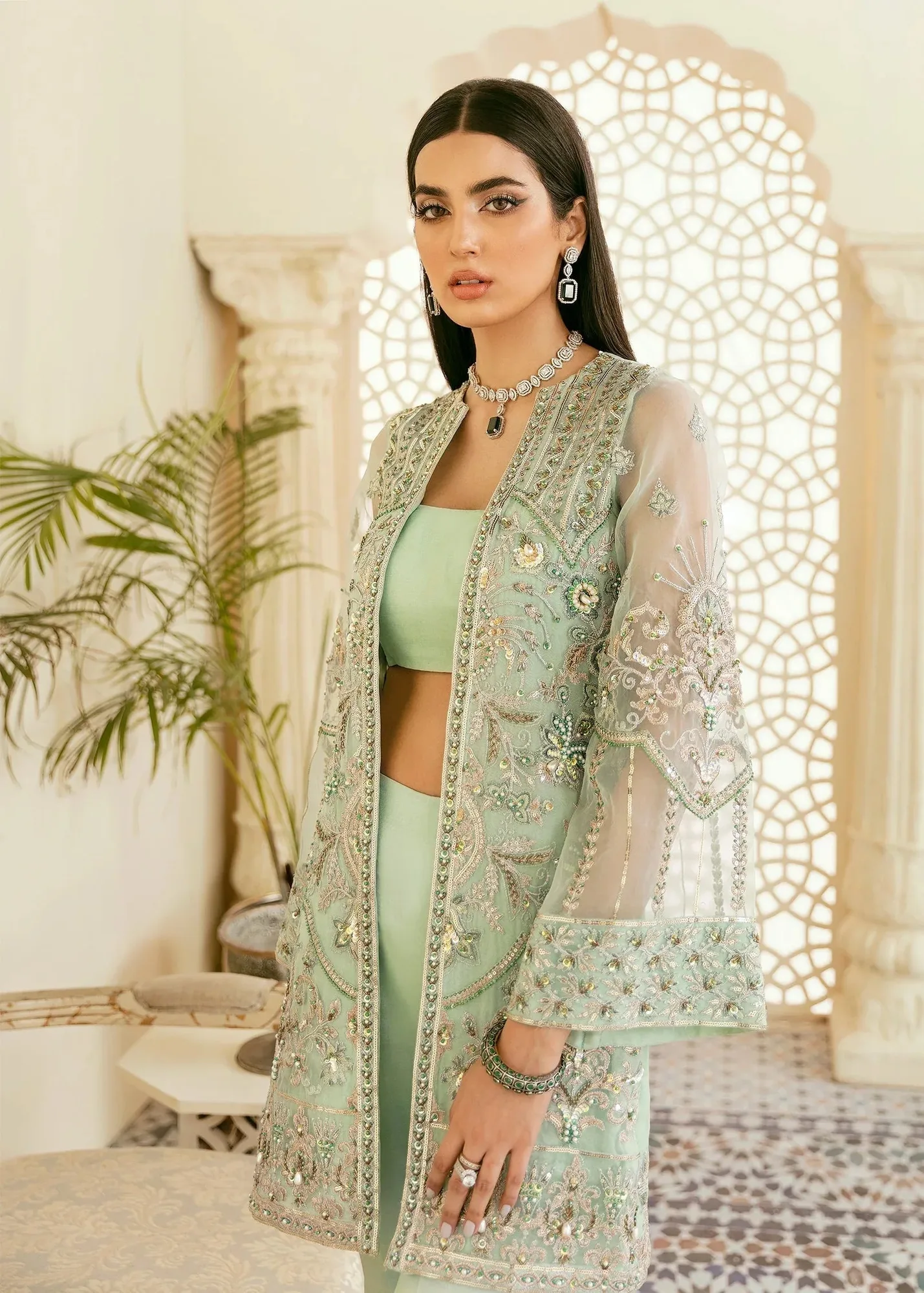 Akbar Aslam Formals Organza – view 4 – Poshaq