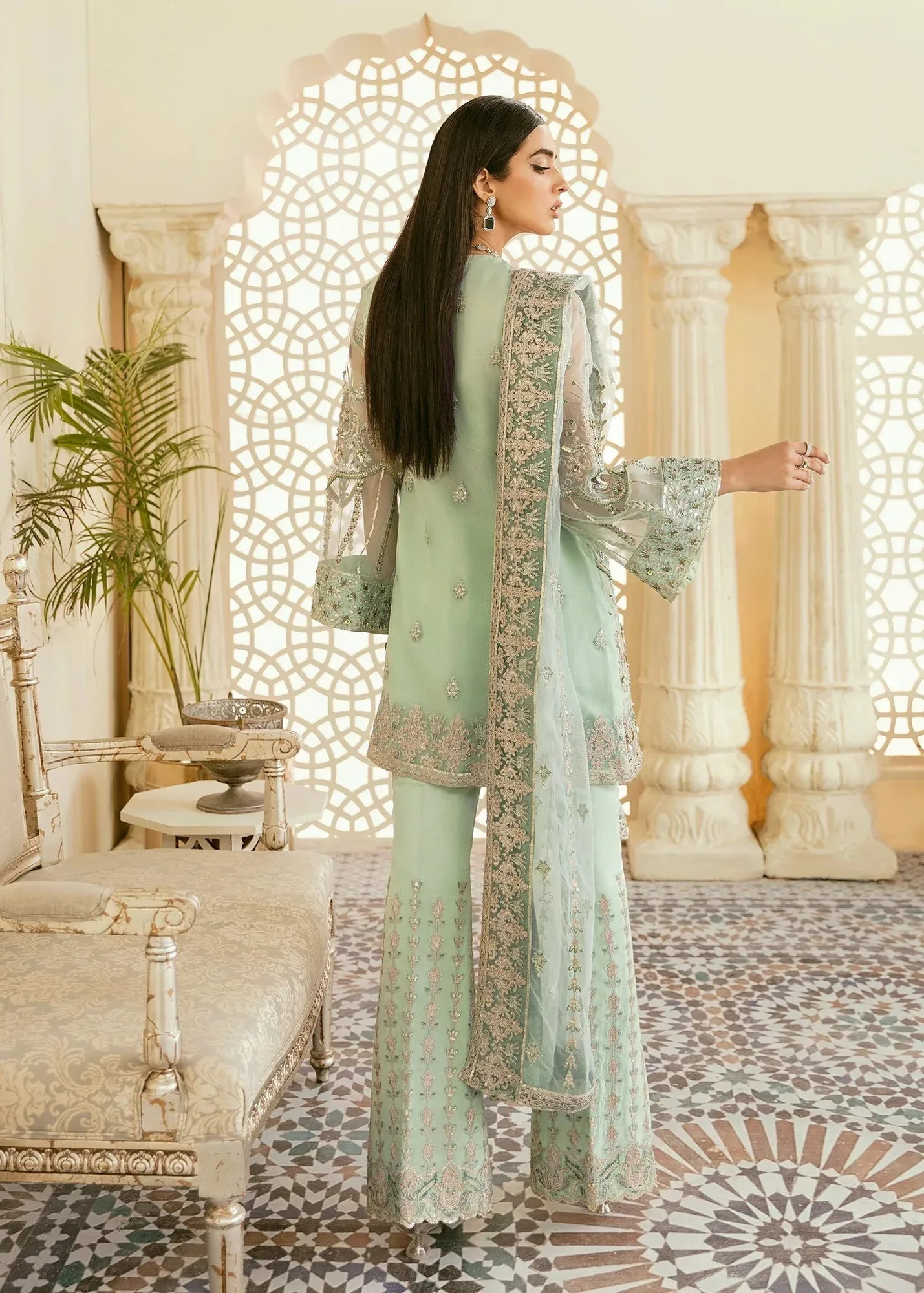 Akbar Aslam Formals Organza – view 5 – Poshaq
