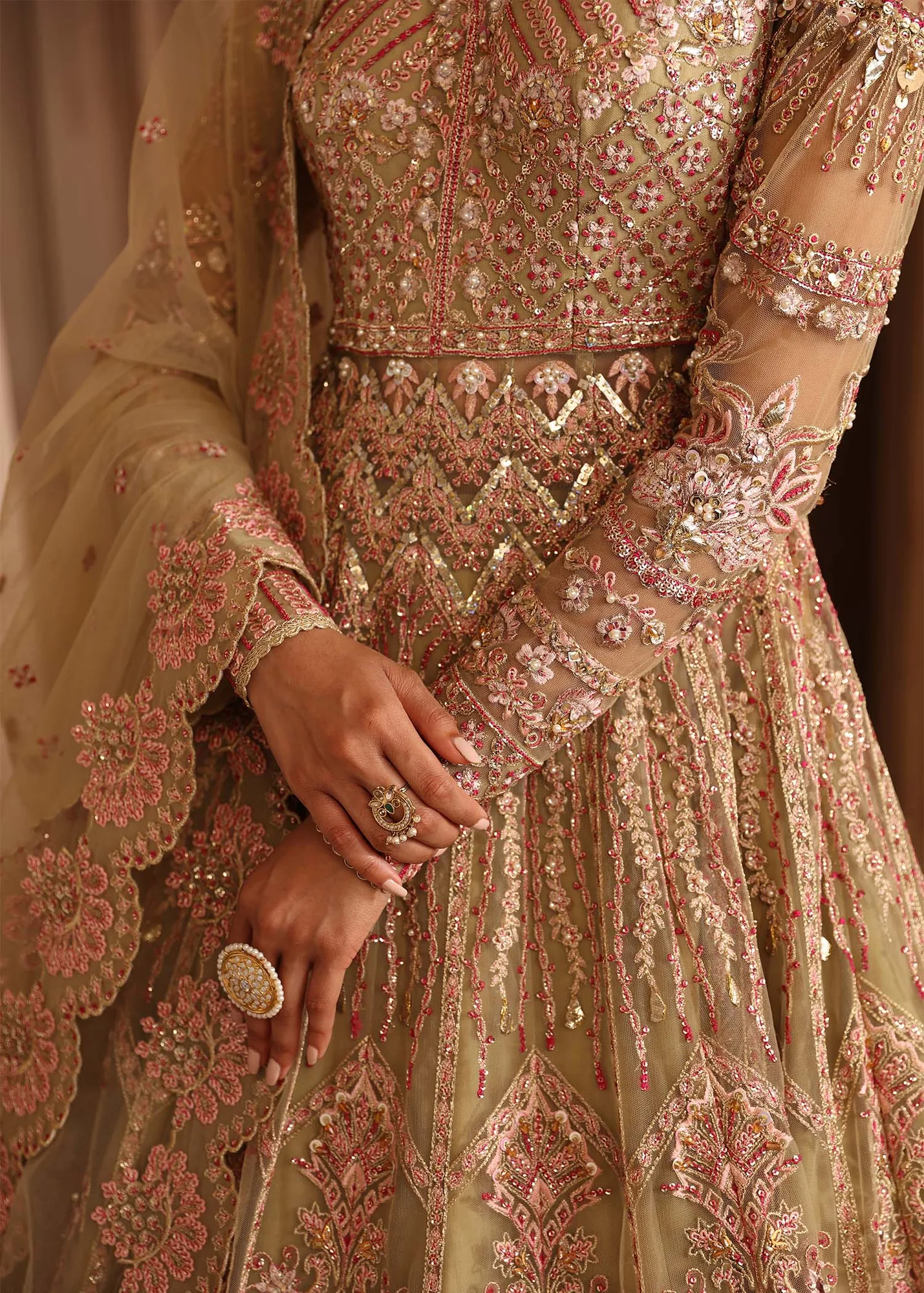 Akbar Aslam Formals Organza – view 3 – Poshaq