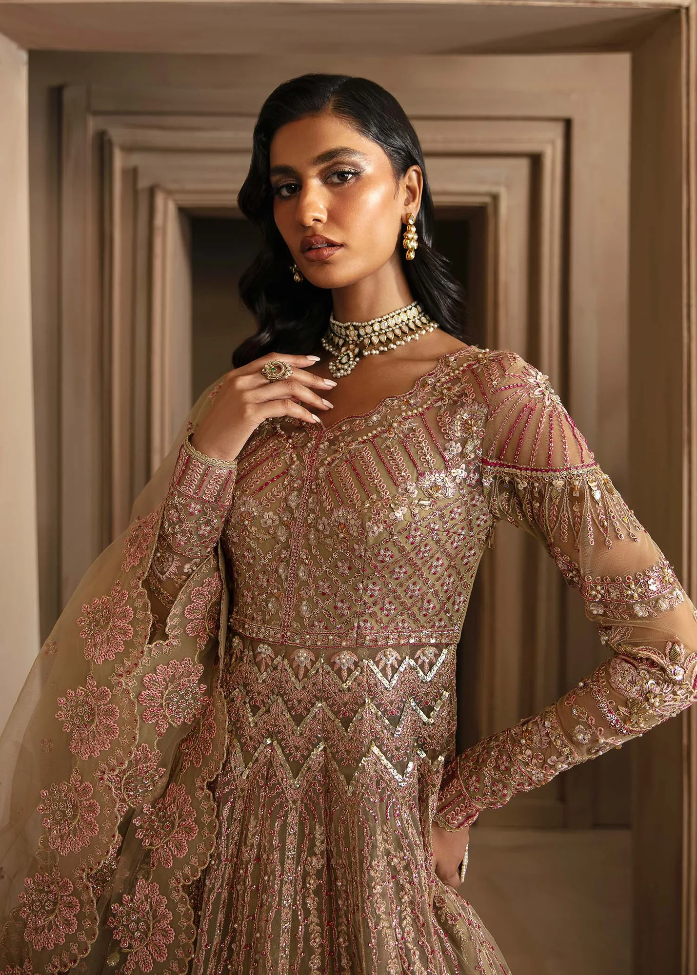 Akbar Aslam Formals Organza – view 4 – Poshaq