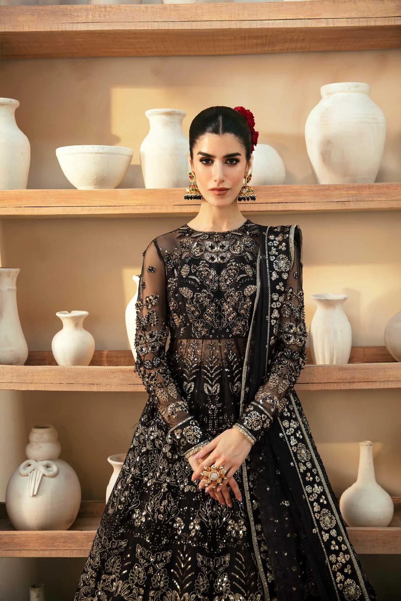 Akbar Aslam Formals Organza – view 3 – Poshaq