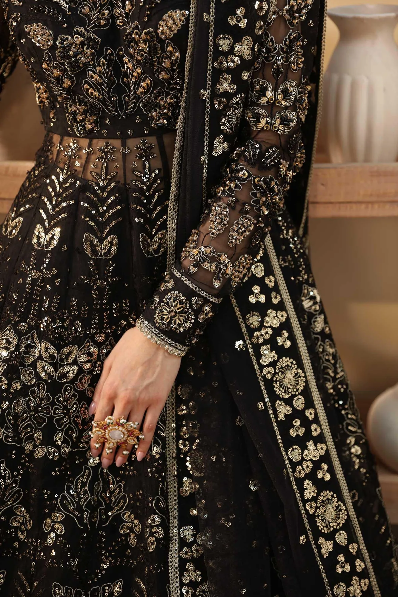 Akbar Aslam Formals Organza – view 4 – Poshaq