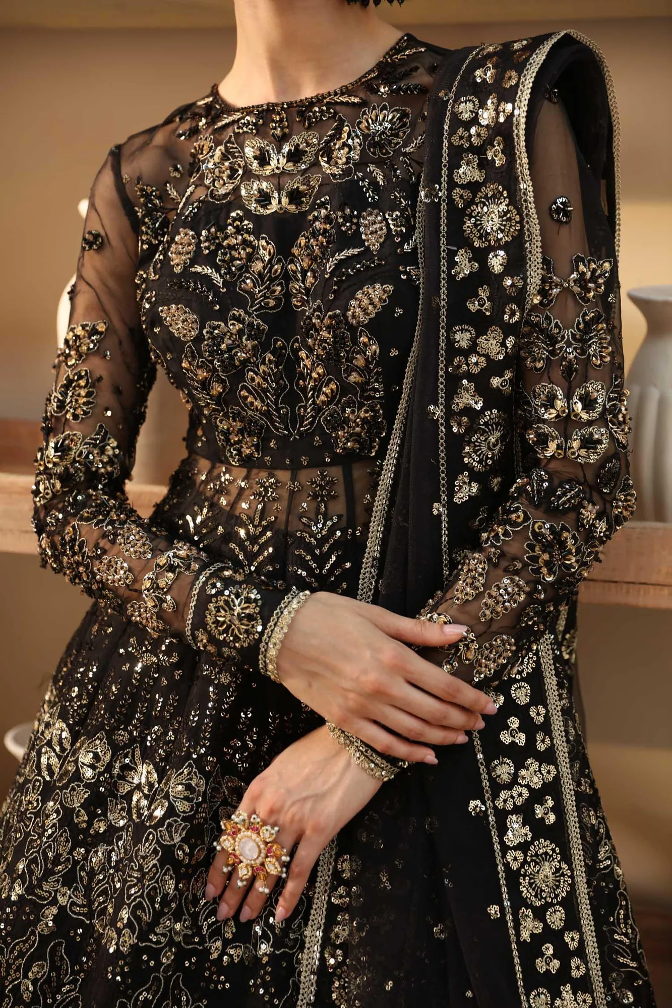 Akbar Aslam Formals Organza – view 5 – Poshaq