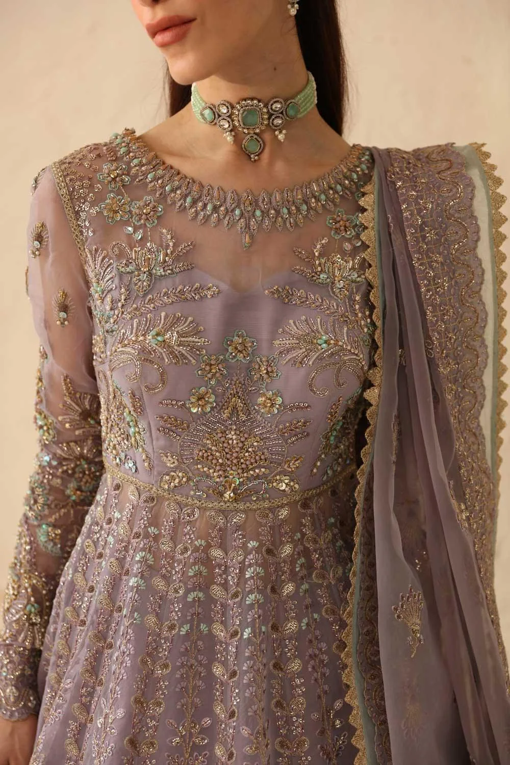 Akbar Aslam Formals Organza – view 2 – Poshaq