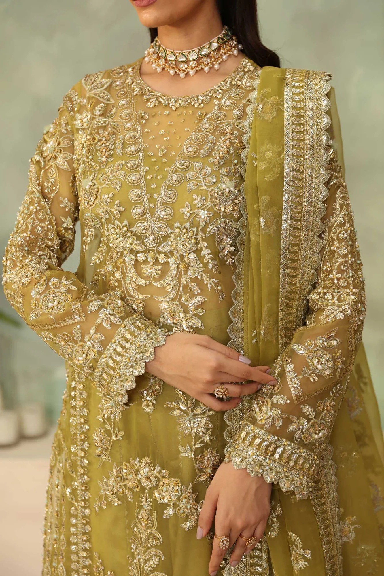 Akbar Aslam Formals Organza – view 2 – Poshaq