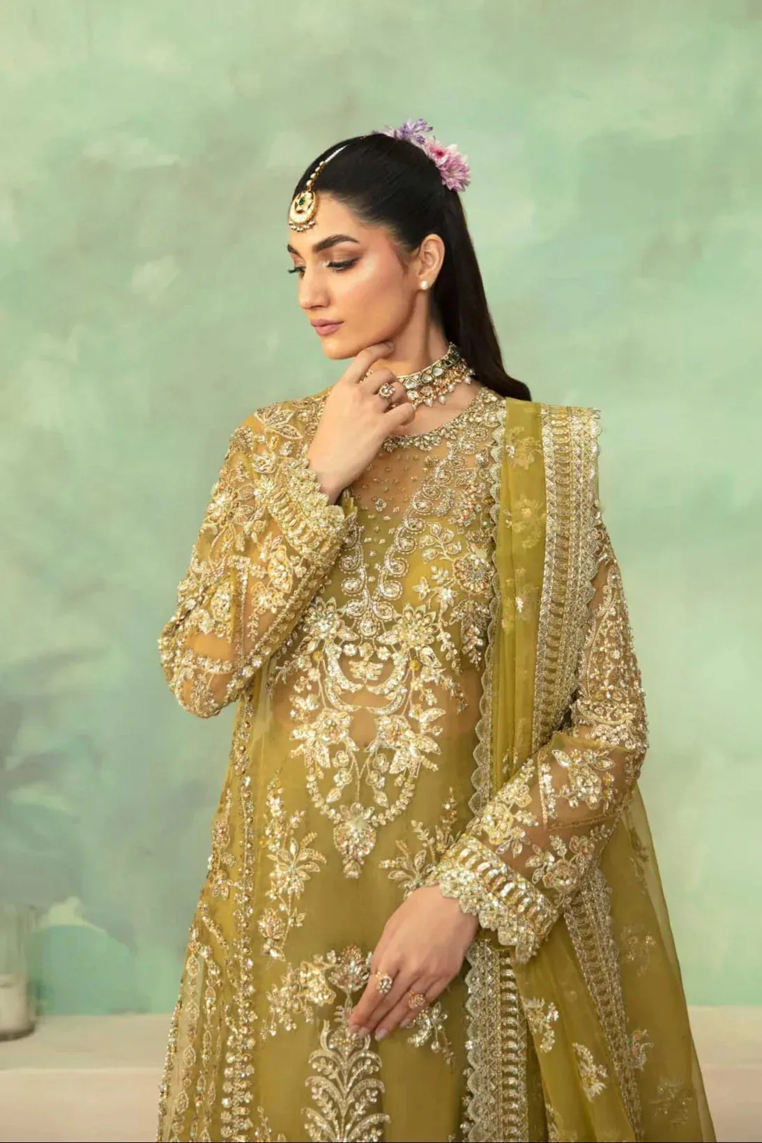Akbar Aslam Formals Organza – view 3 – Poshaq