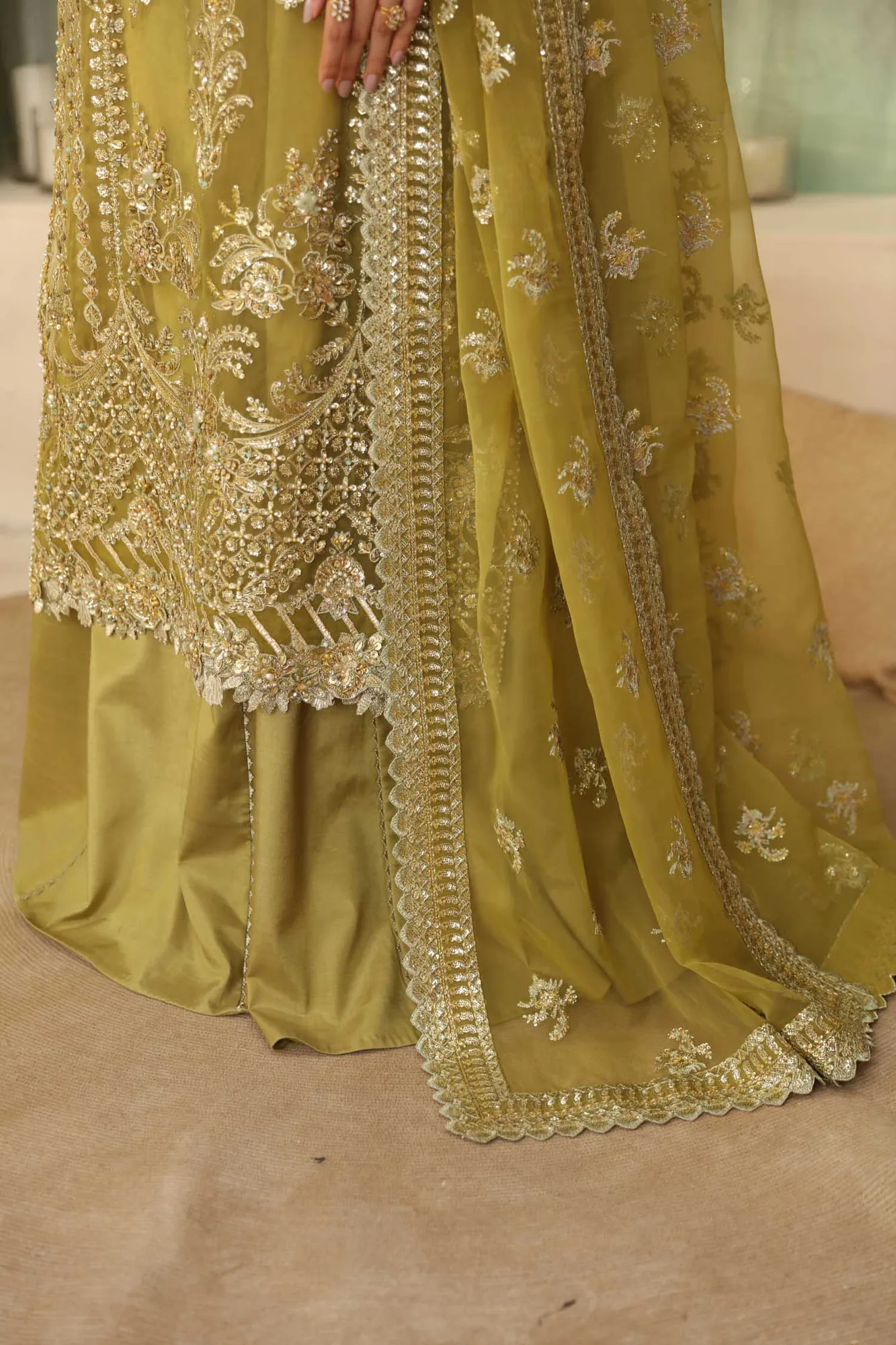 Akbar Aslam Formals Organza – view 4 – Poshaq