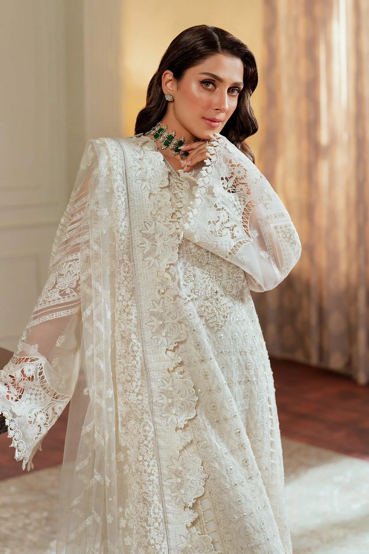 White Chiffon – view 3 – Poshaq