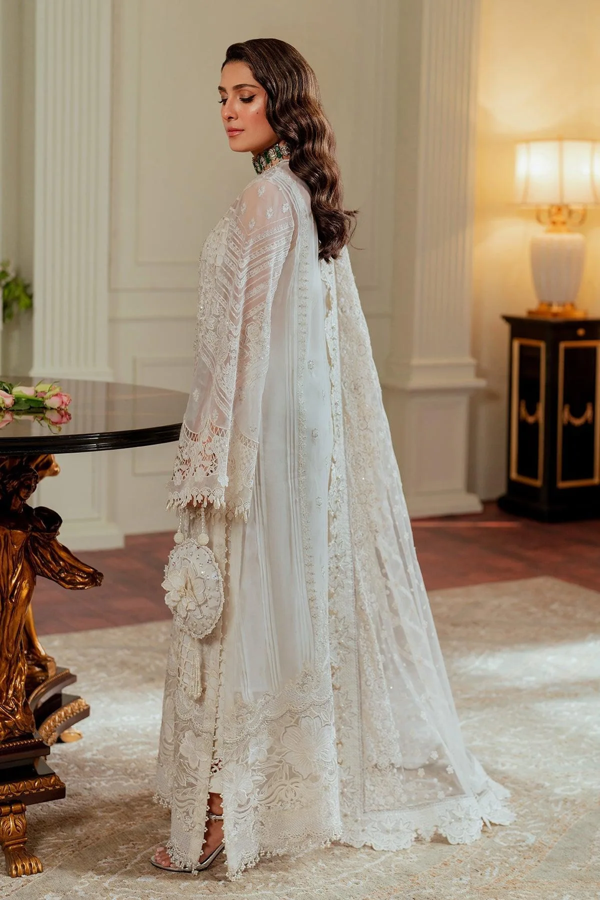 White Chiffon – view 4 – Poshaq