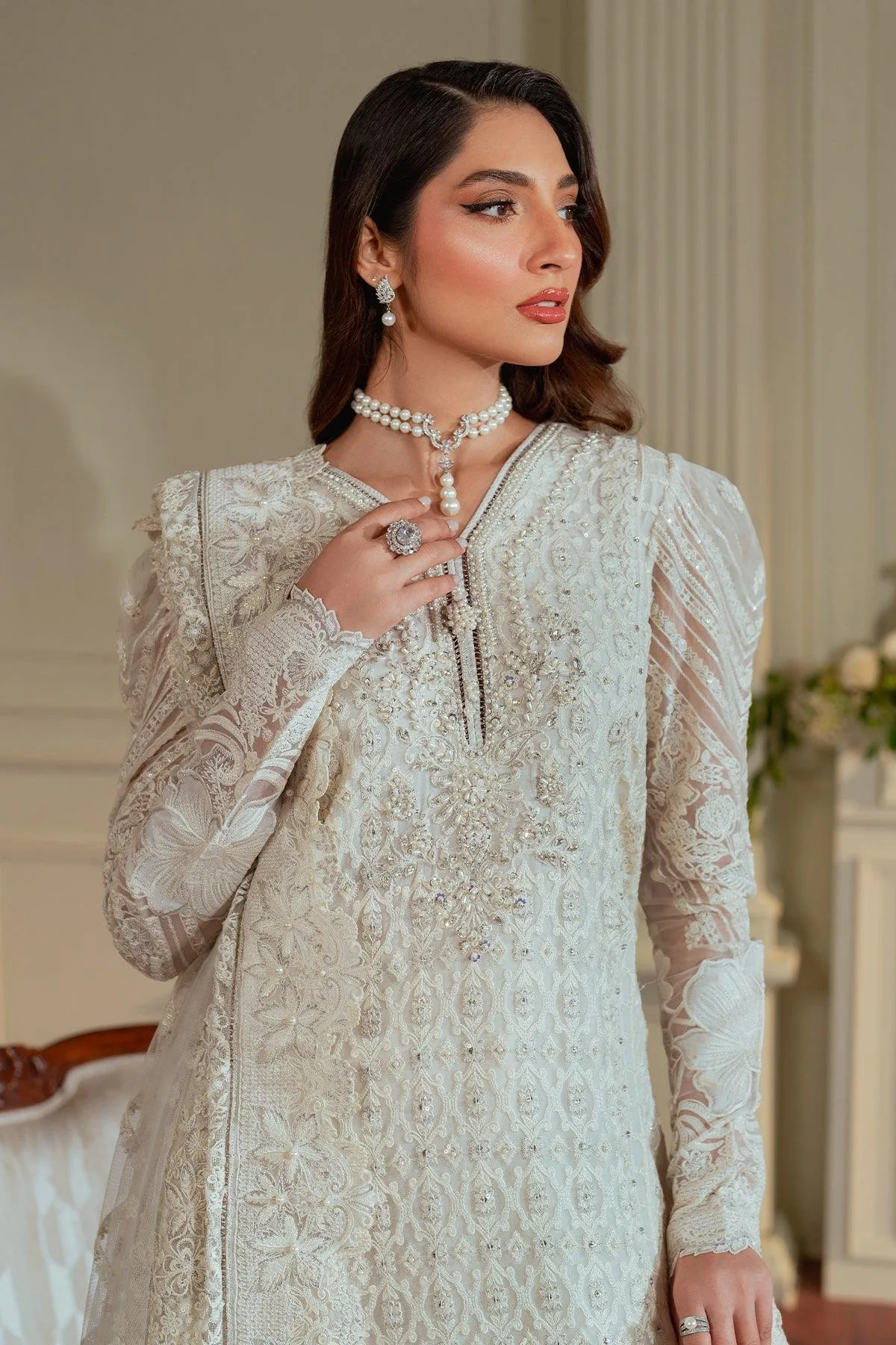 White Chiffon – view 6 – Poshaq