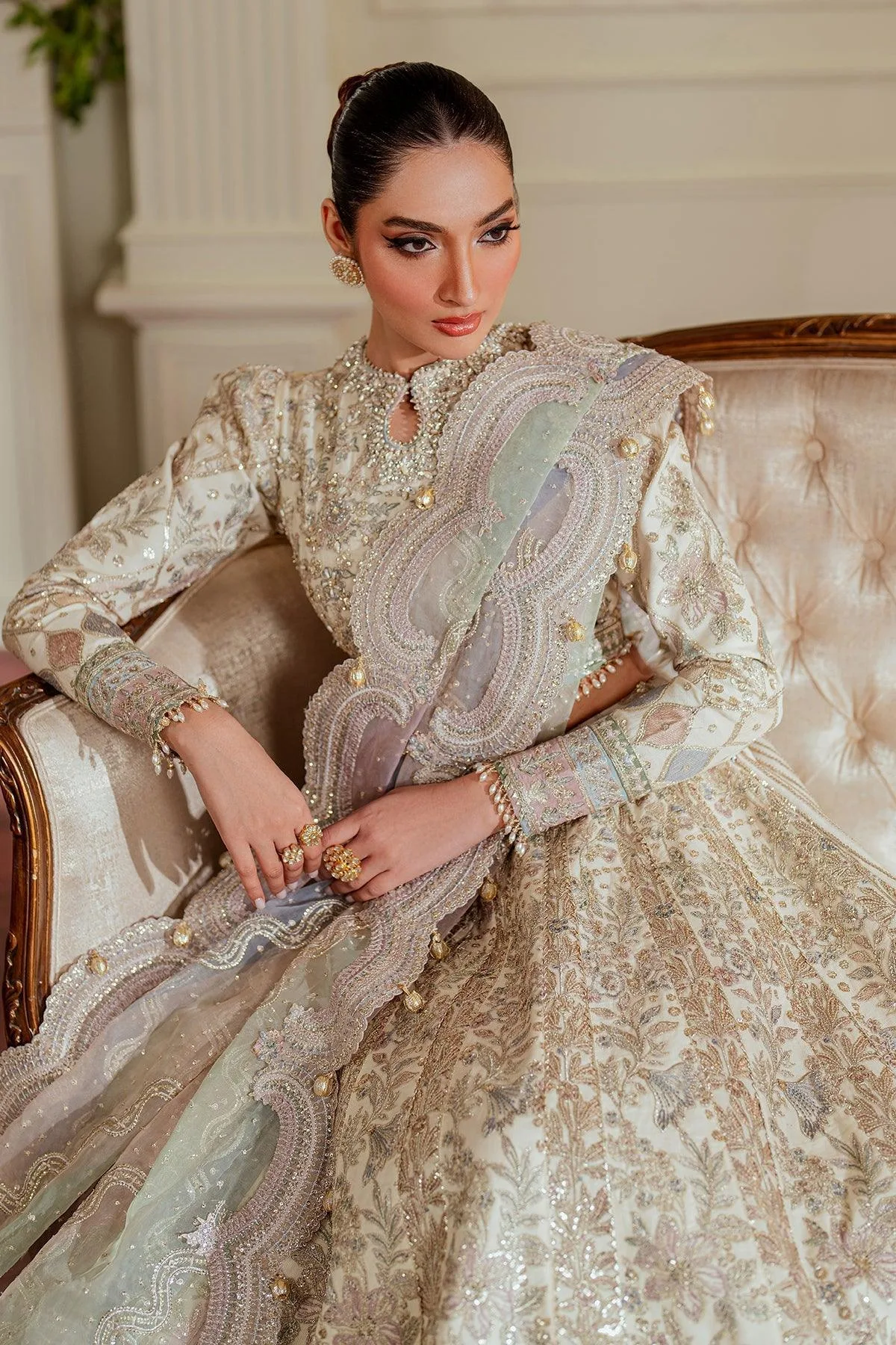 White Organza – view 20 – Poshaq