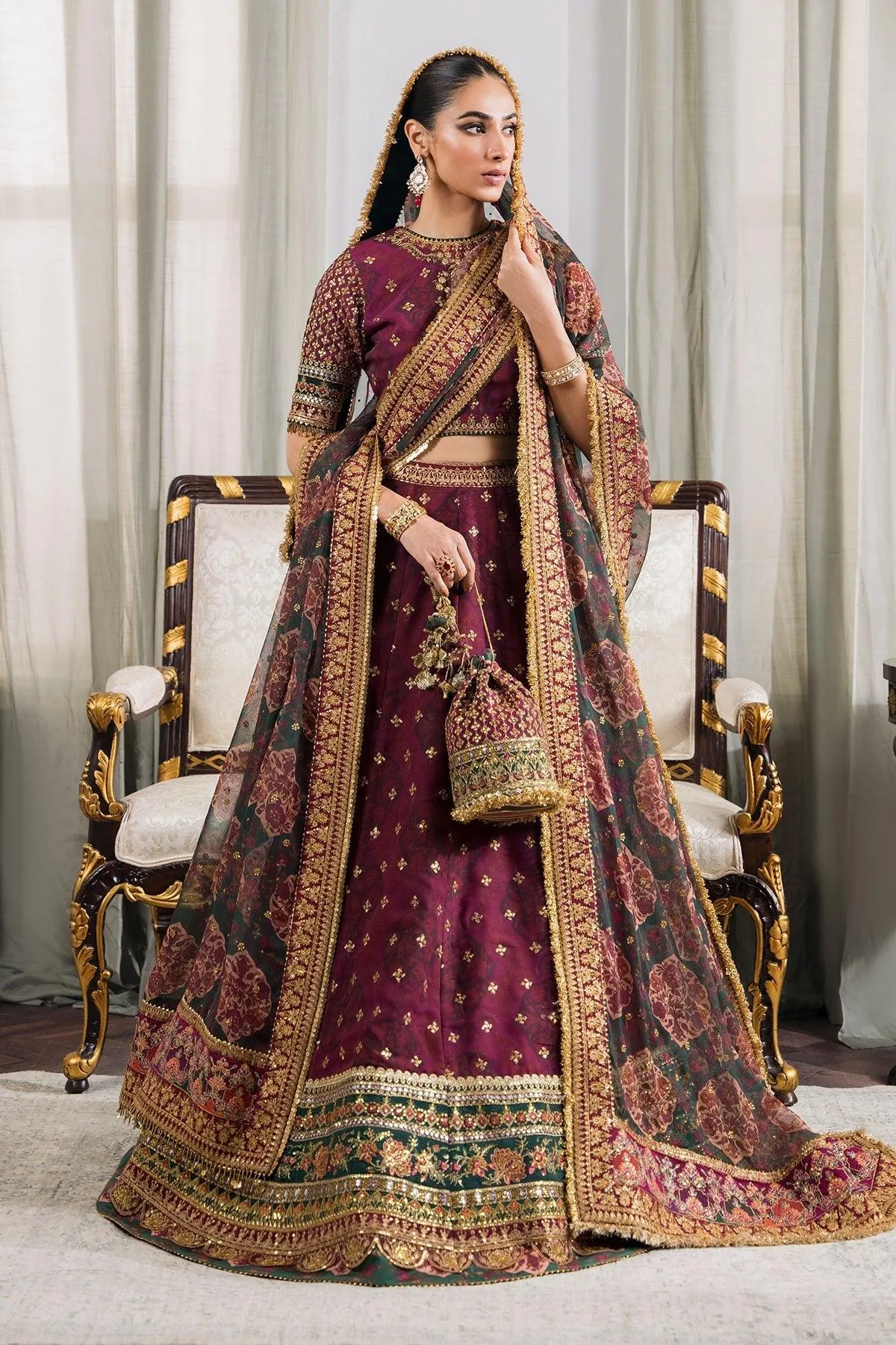 Magenta Chiffon – view 12 – Poshaq