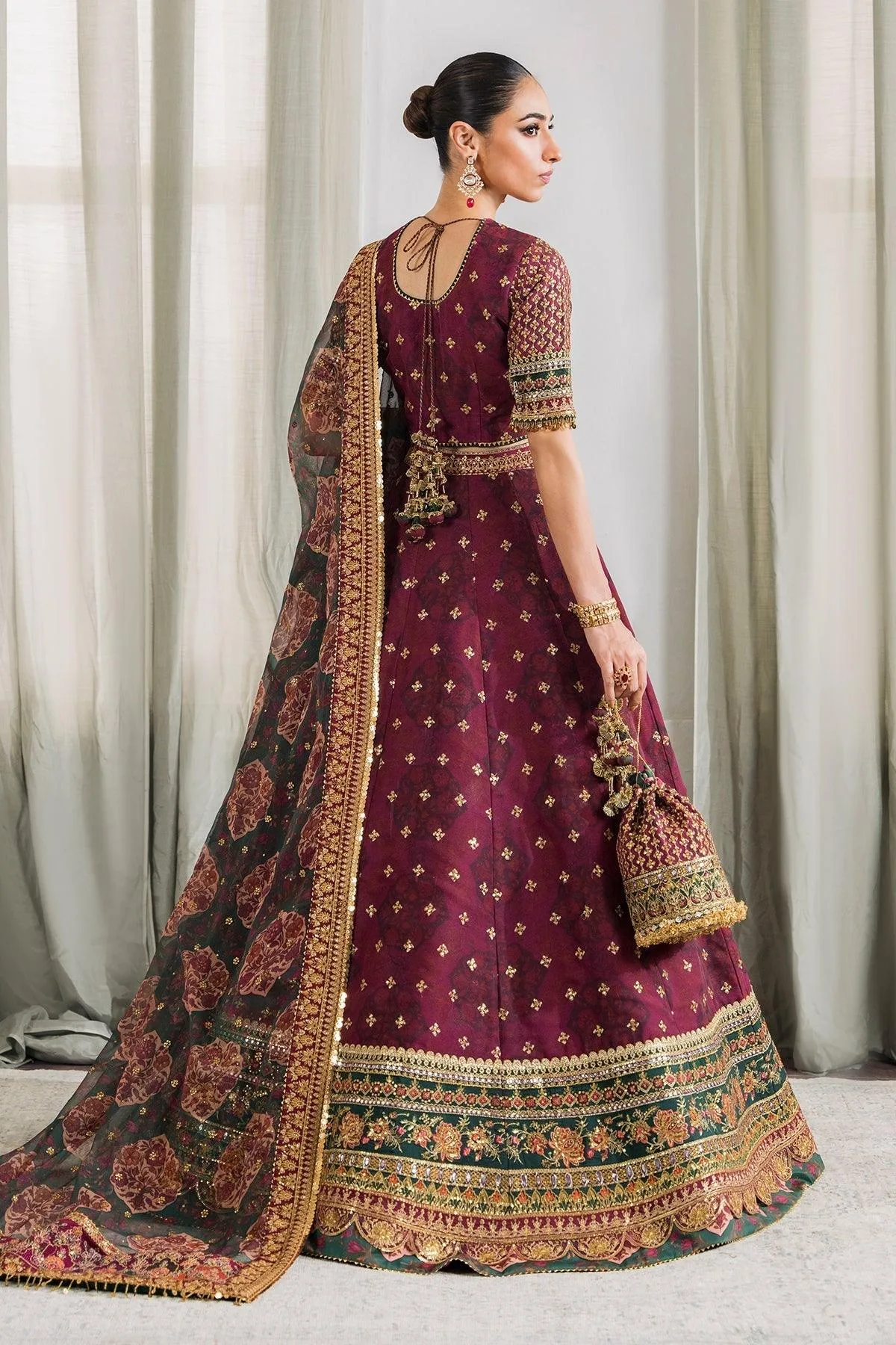 Magenta Chiffon – view 5 – Poshaq