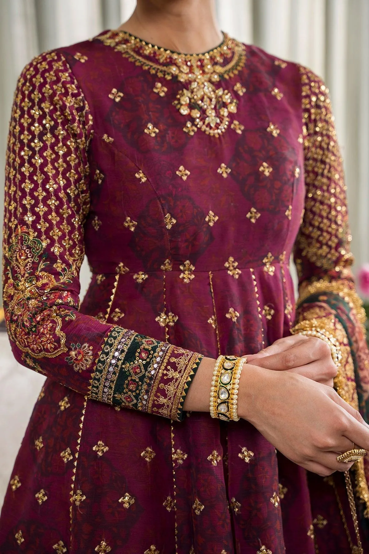 Magenta Chiffon – view 8 – Poshaq