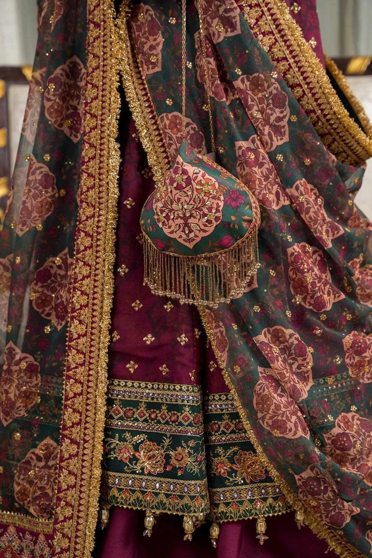 Magenta Chiffon – view 9 – Poshaq