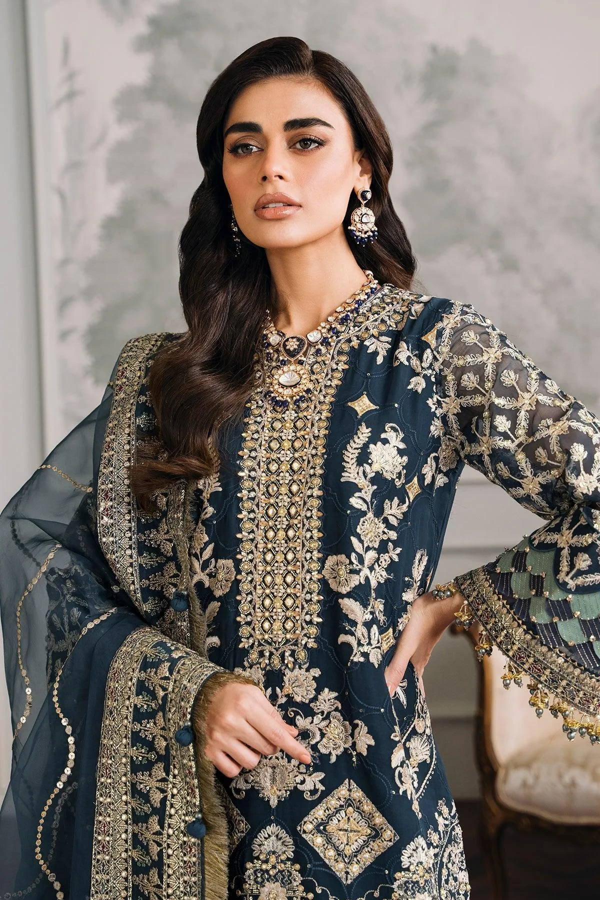 Silver Organza – view 9 – Poshaq