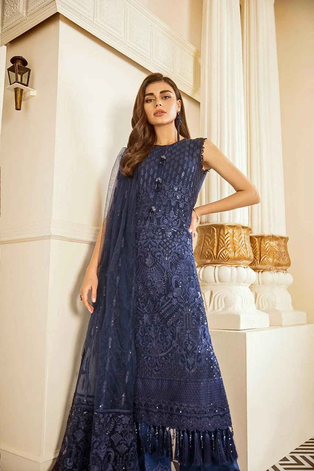 Blue Chiffon – view 8 – Poshaq