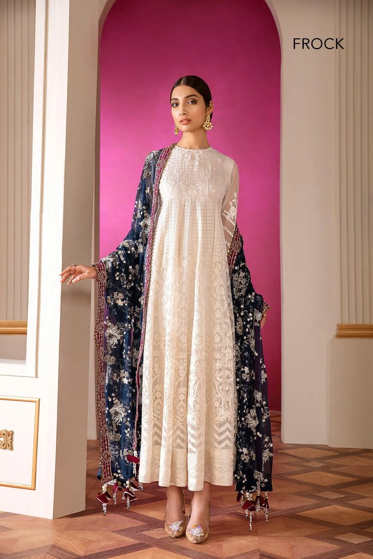 Silver Chiffon – view 2 – Poshaq