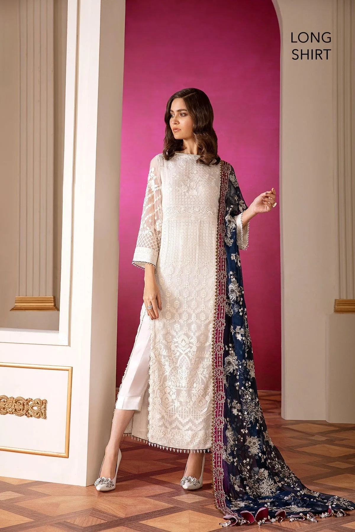 Silver Chiffon – view 3 – Poshaq