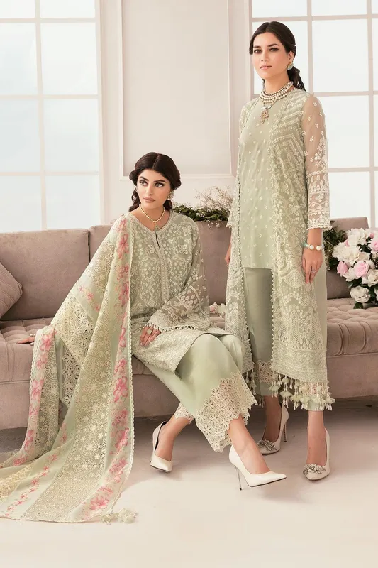 Green Organza – view 1 – Poshaq