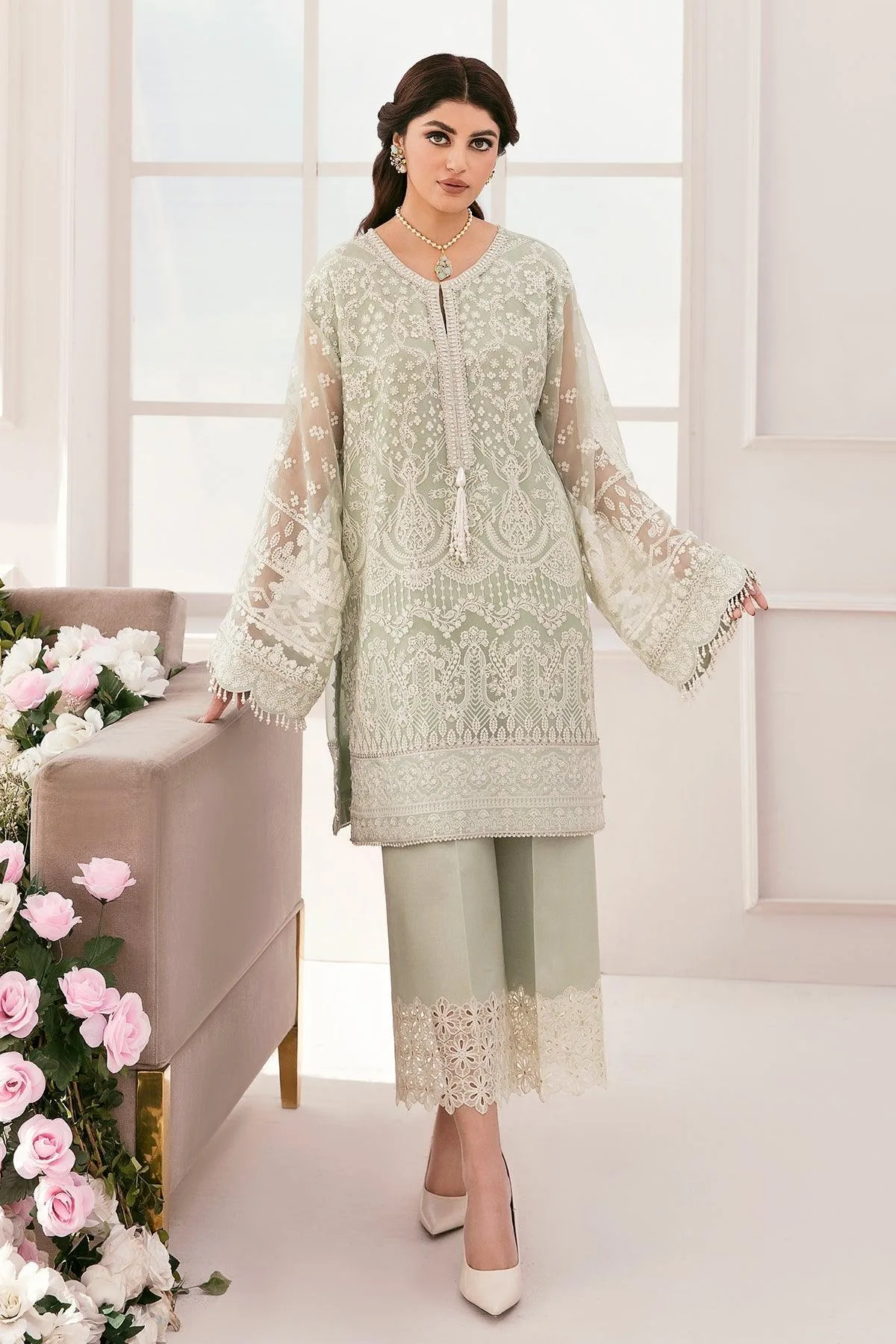 Green Organza – view 11 – Poshaq