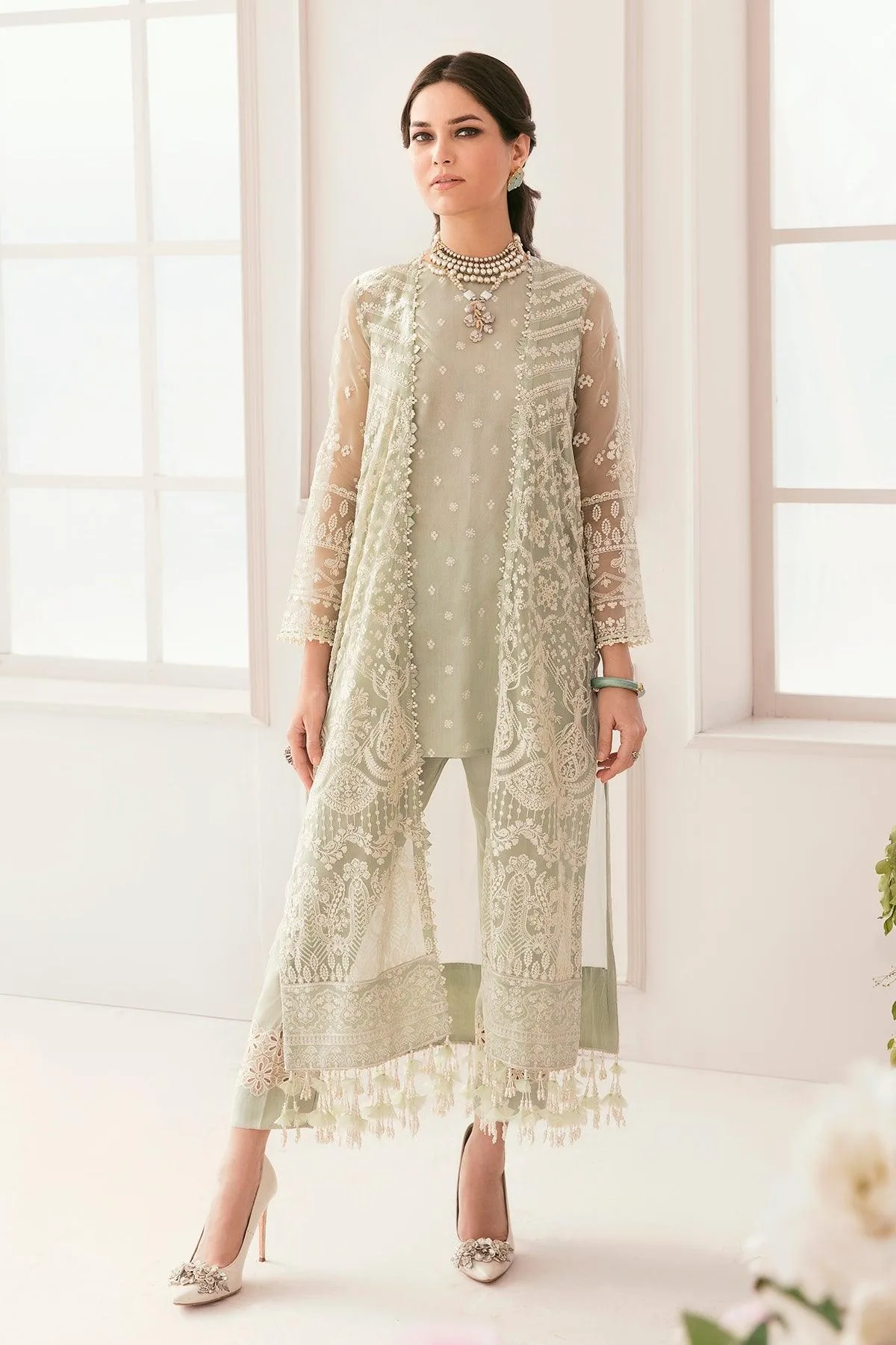 Green Organza – view 14 – Poshaq