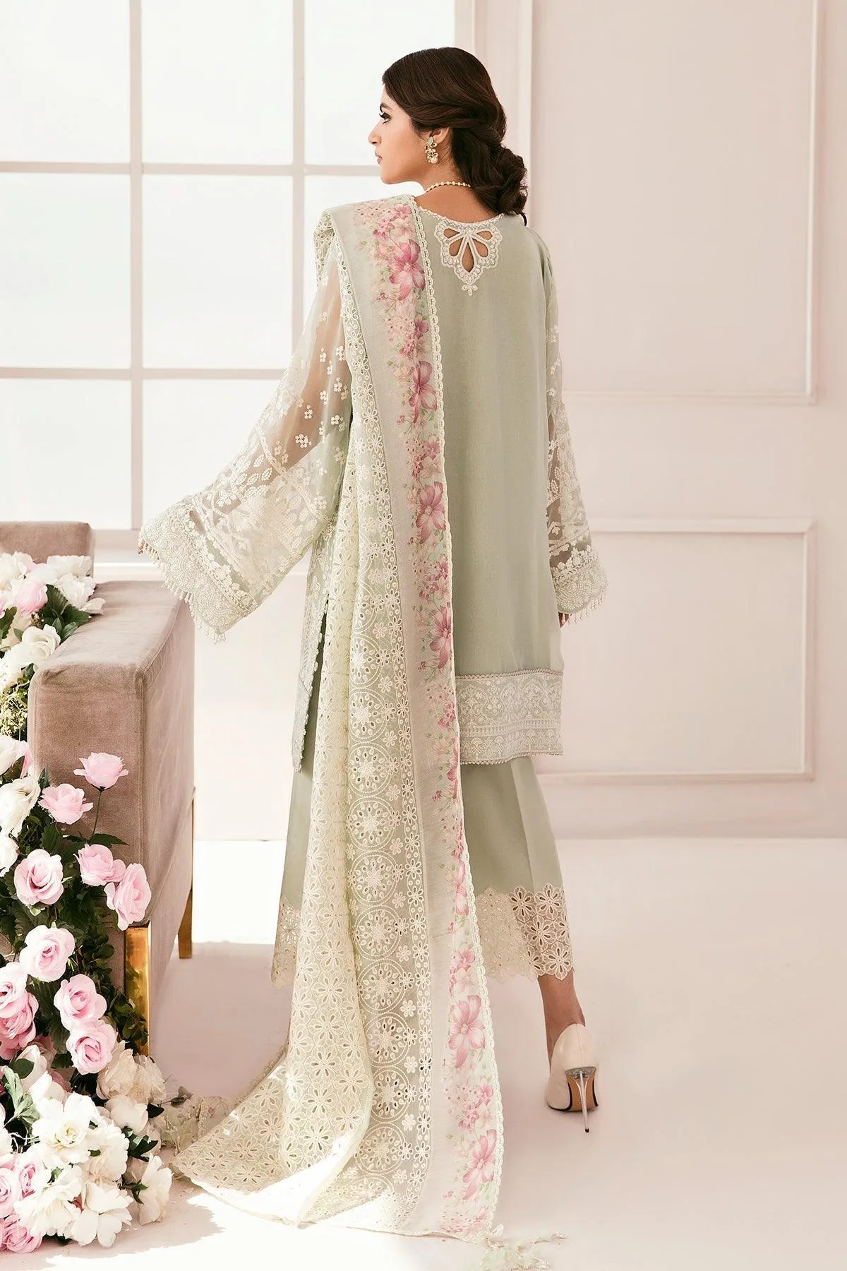 Green Organza – view 3 – Poshaq