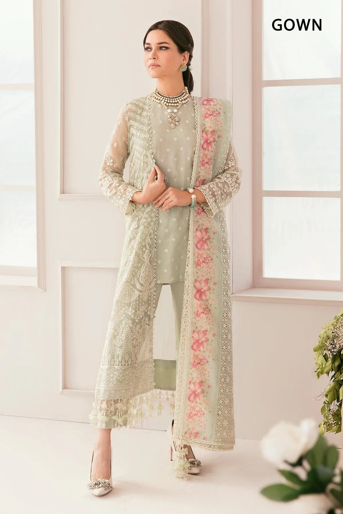 Green Organza – view 4 – Poshaq