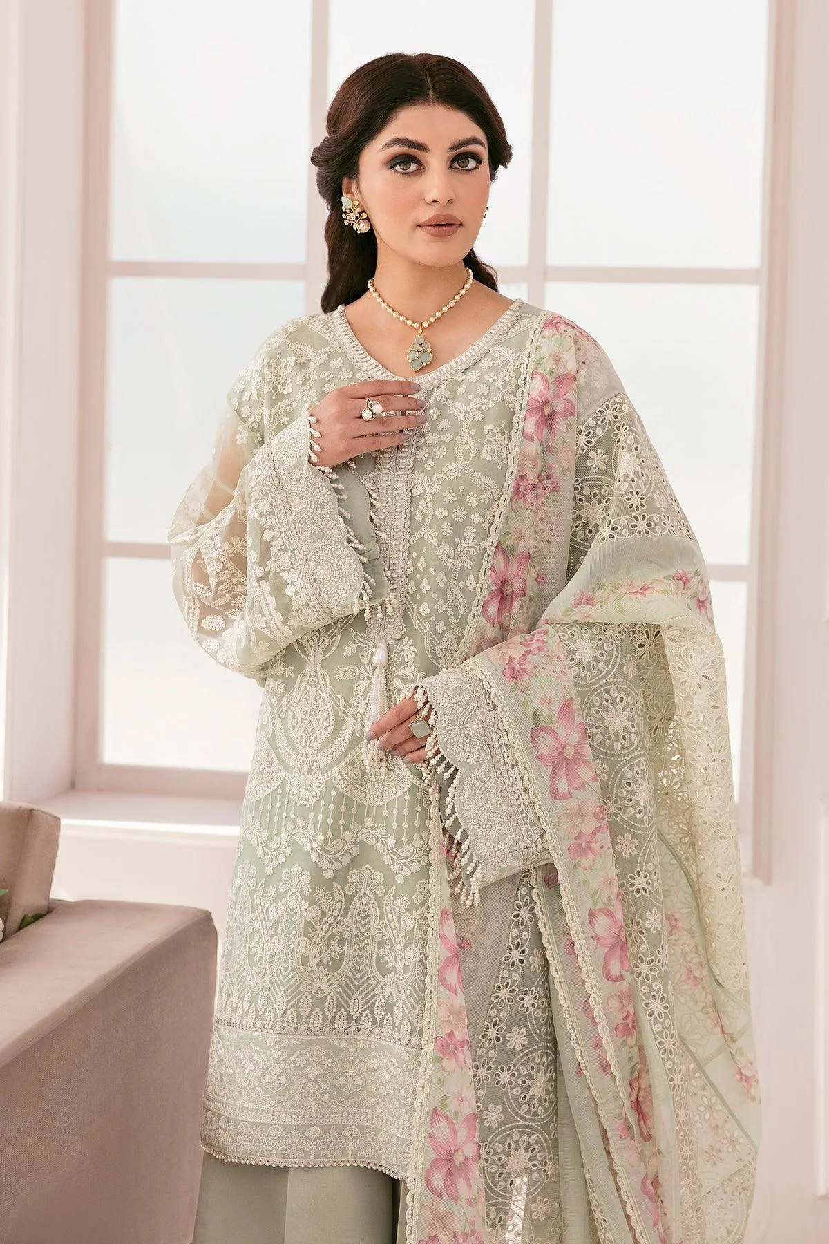 Green Organza – view 6 – Poshaq