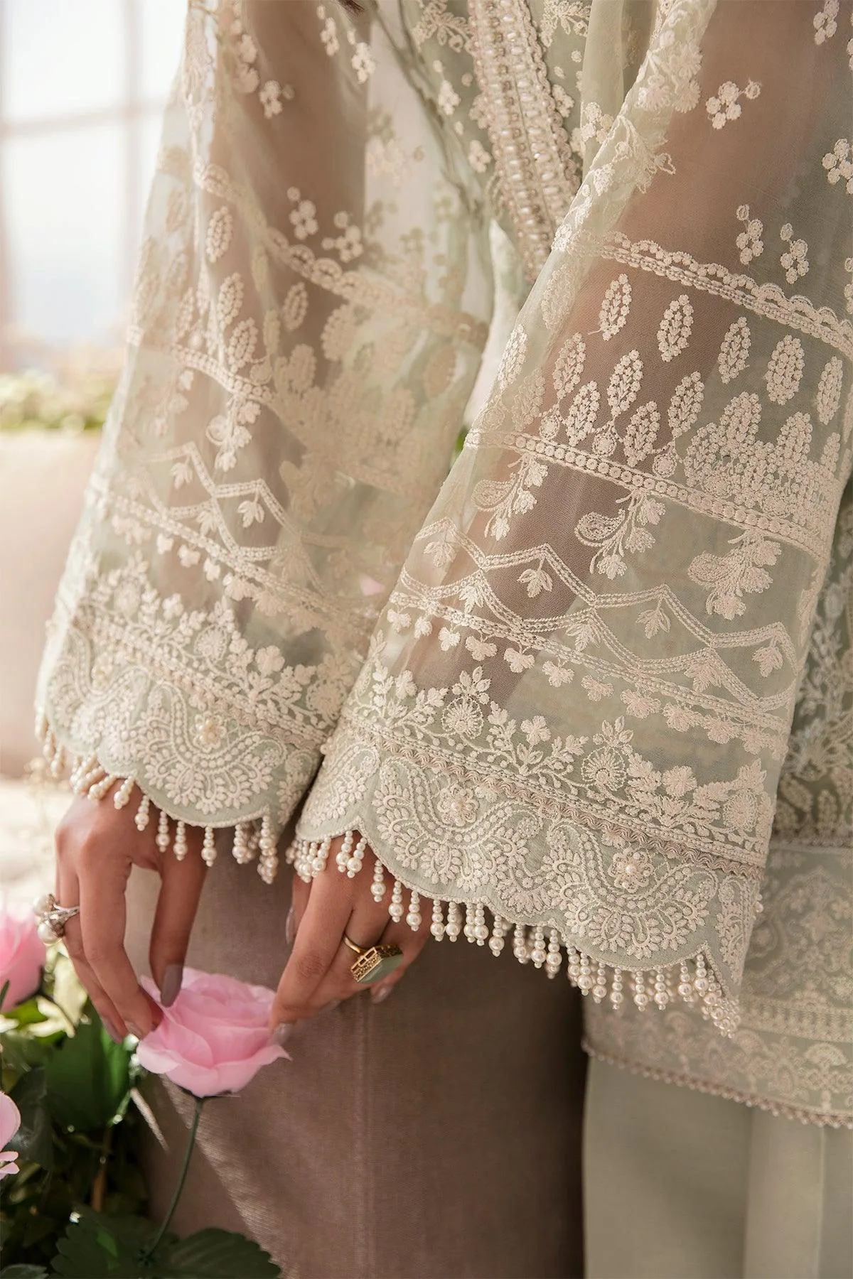 Green Organza – view 7 – Poshaq