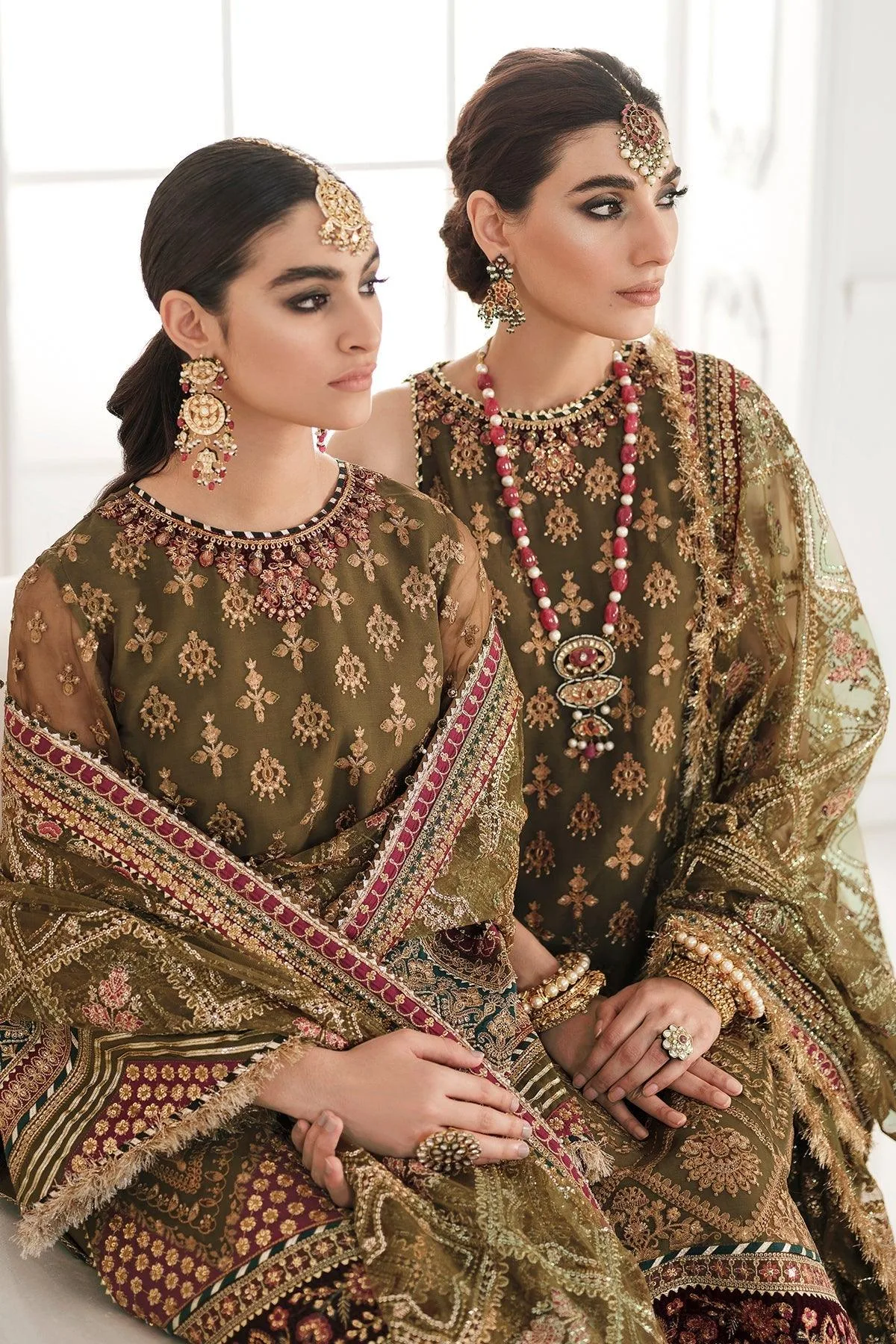 Maroon Chiffon – view 11 – Poshaq