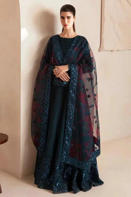 Black Raw Silk – view 1 – Poshaq