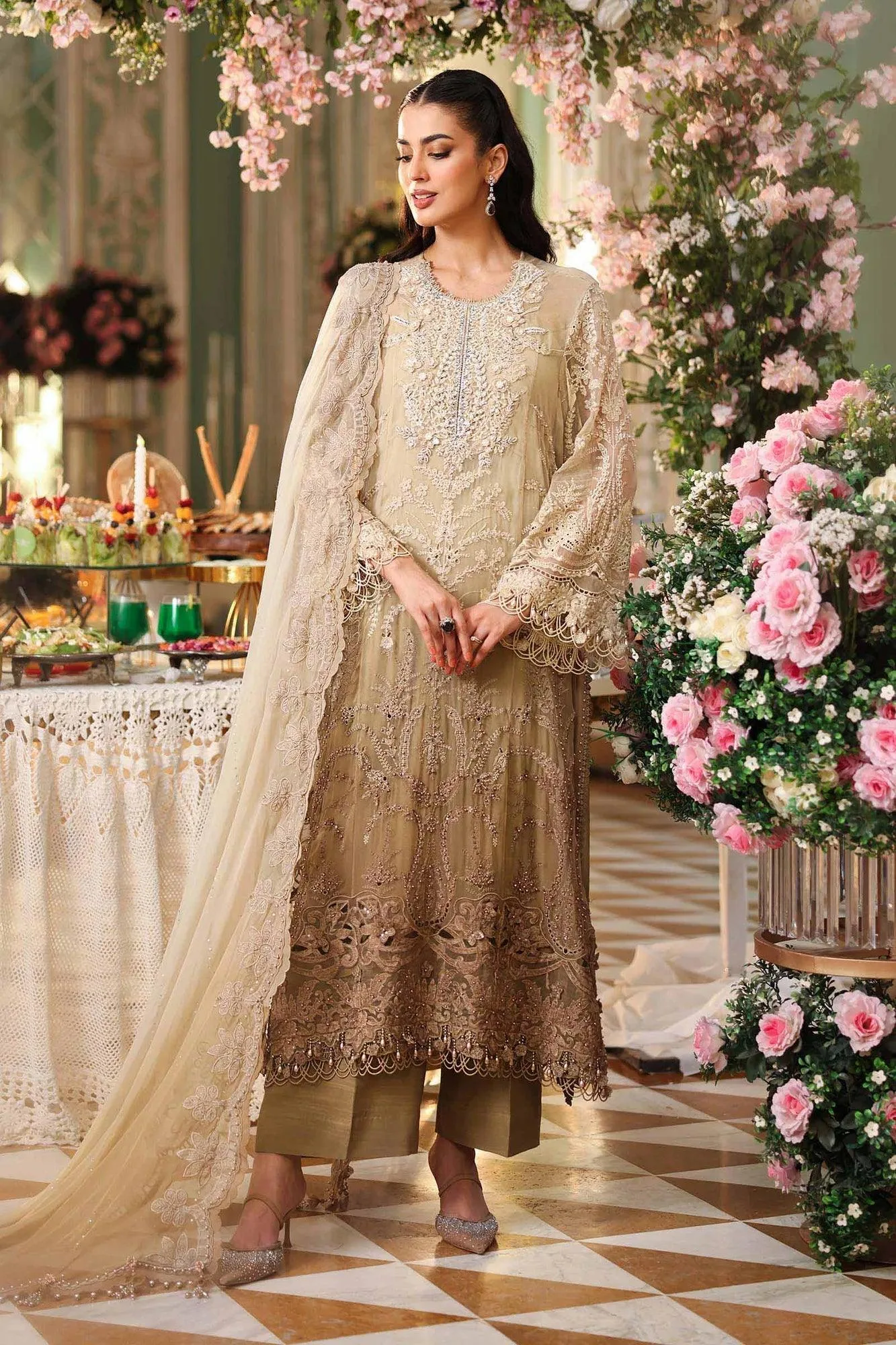 Ivory Raw Silk – view 7 – Poshaq