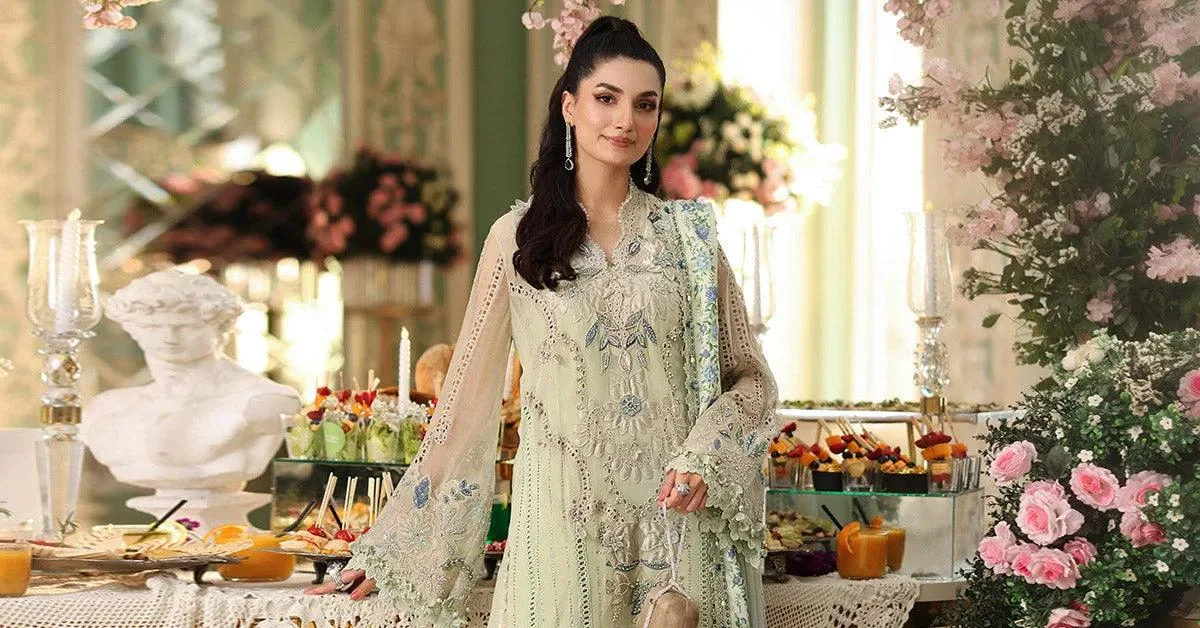 Green Organza – view 7 – Poshaq
