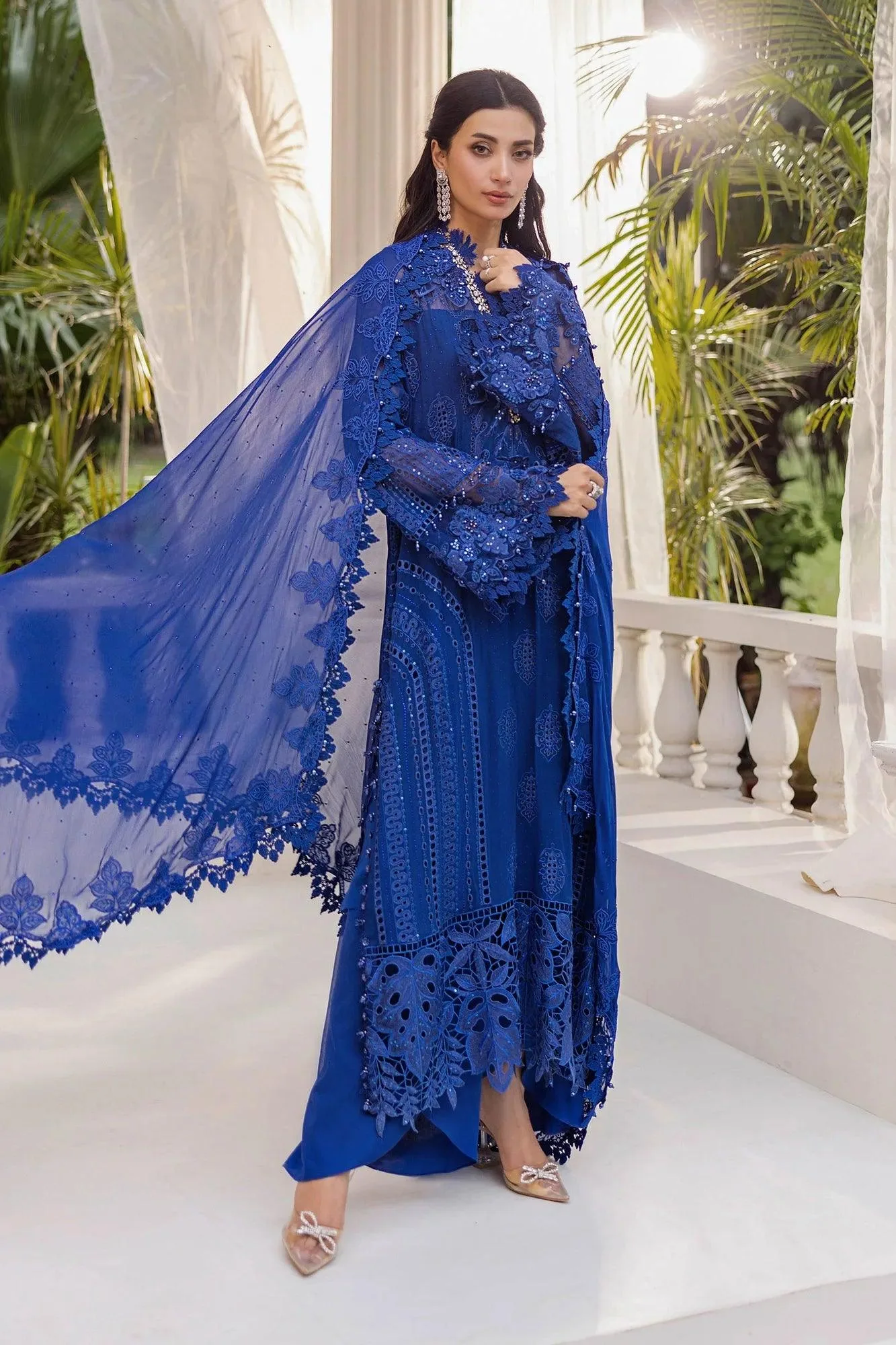 Blue Organza – view 10 – Poshaq