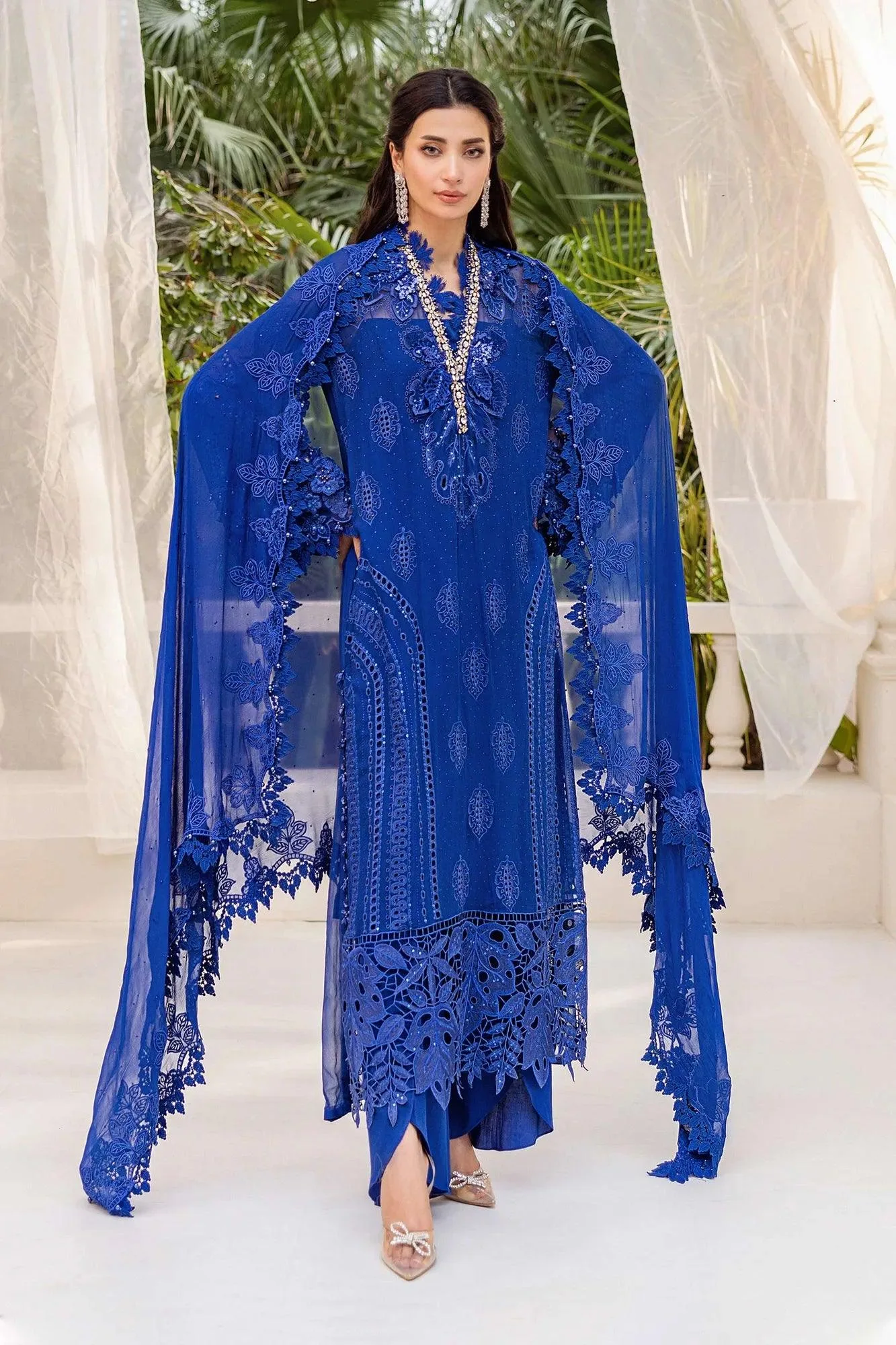 Blue Organza – view 11 – Poshaq